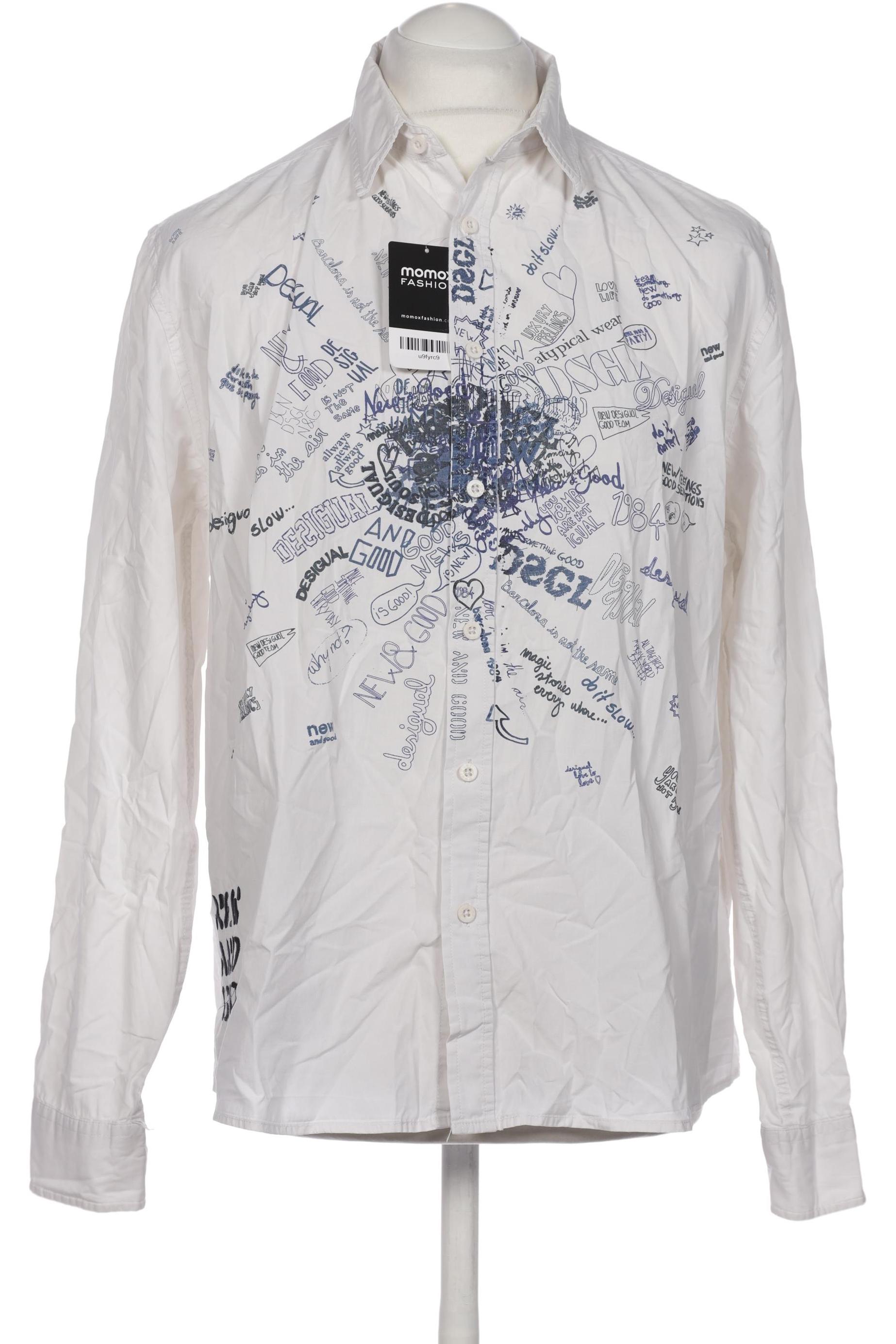 

Desigual Herren Hemd, weiß, Gr. 54