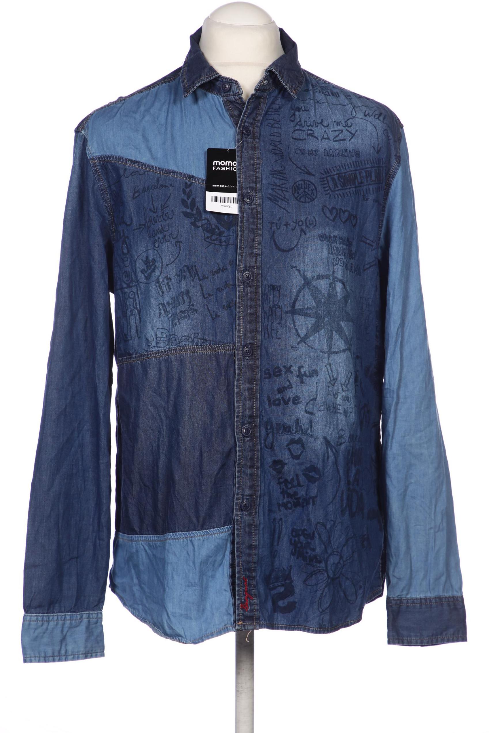 

Desigual Herren Hemd, blau