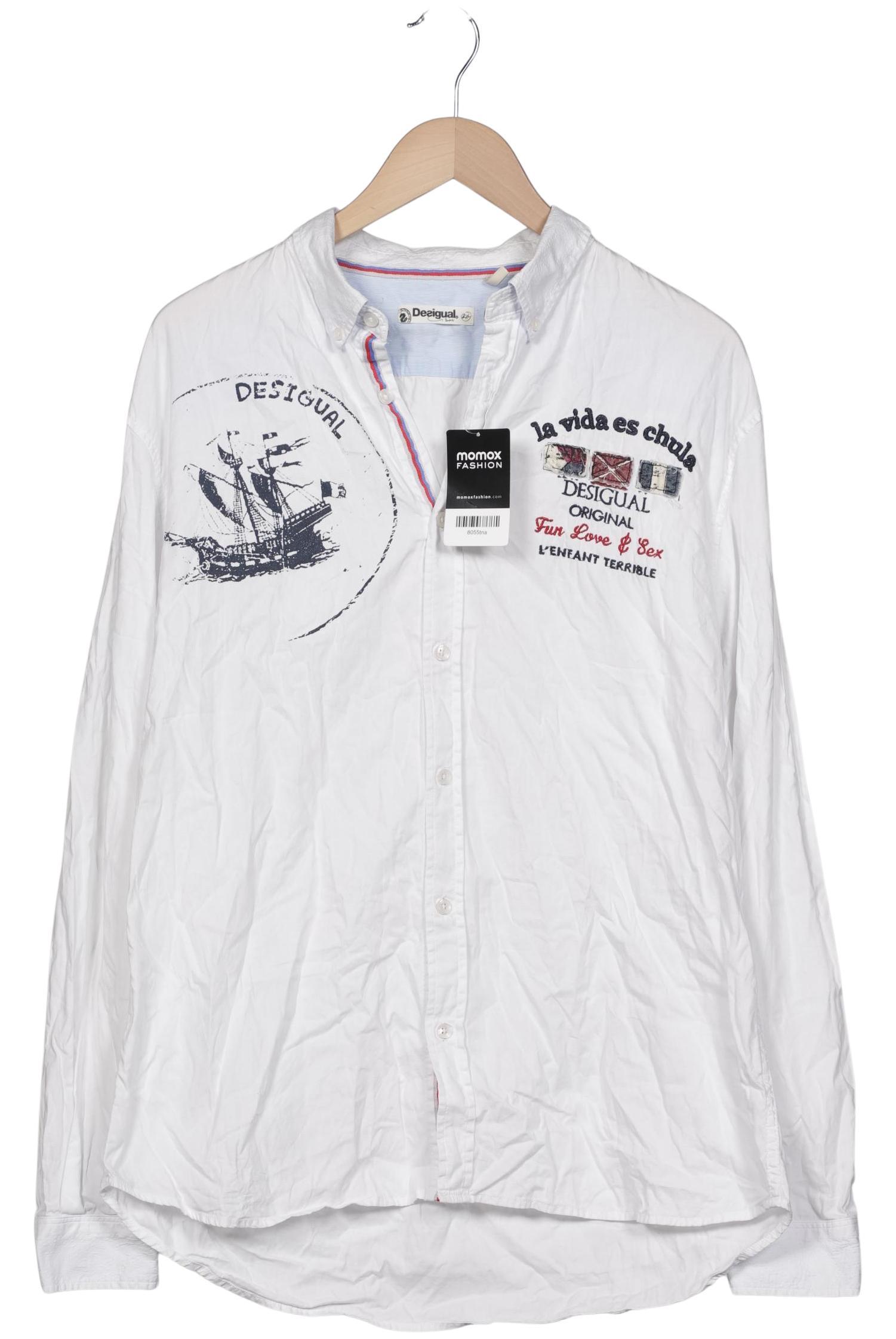 

Desigual Herren Hemd, weiß, Gr. 56