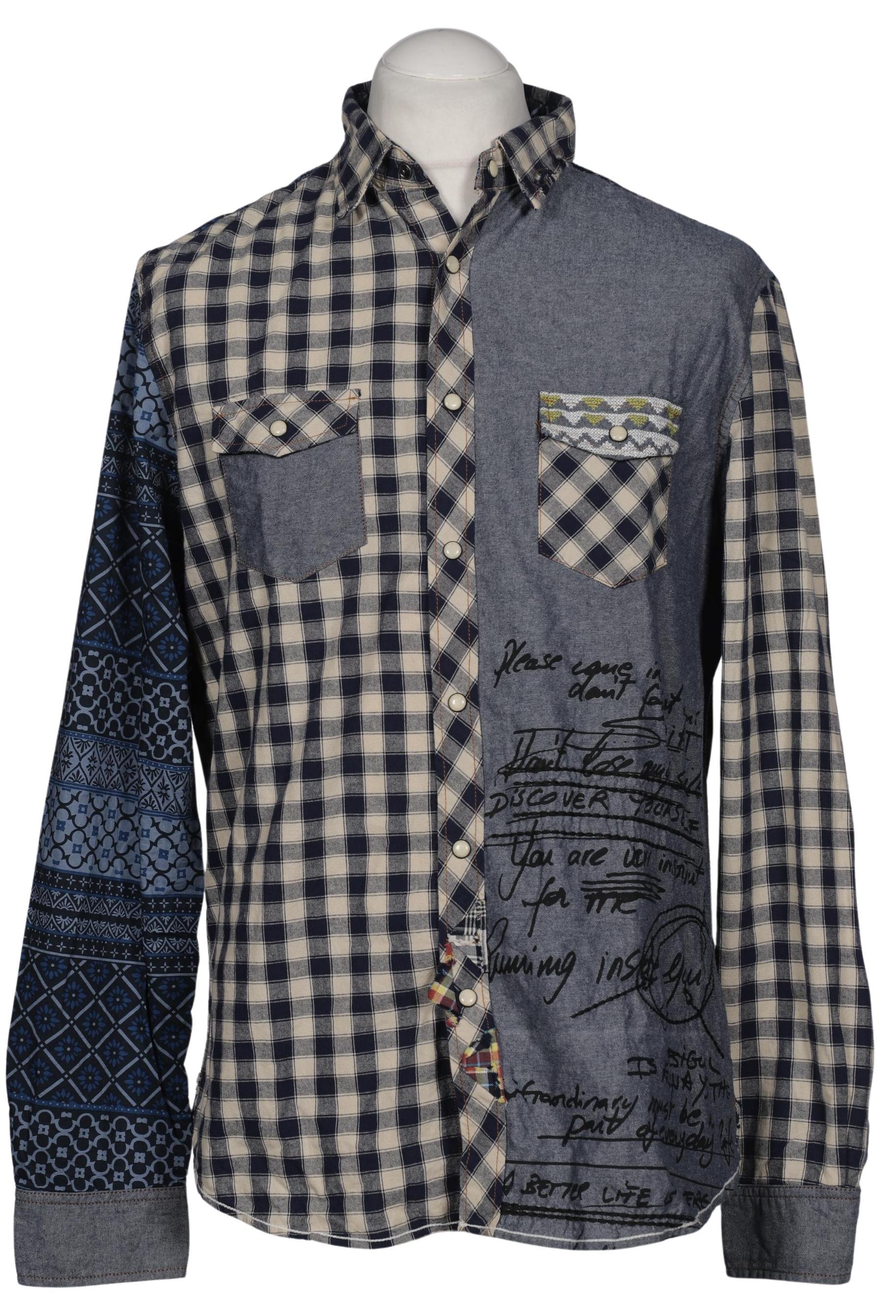

Desigual Herren Hemd, marineblau, Gr. 52
