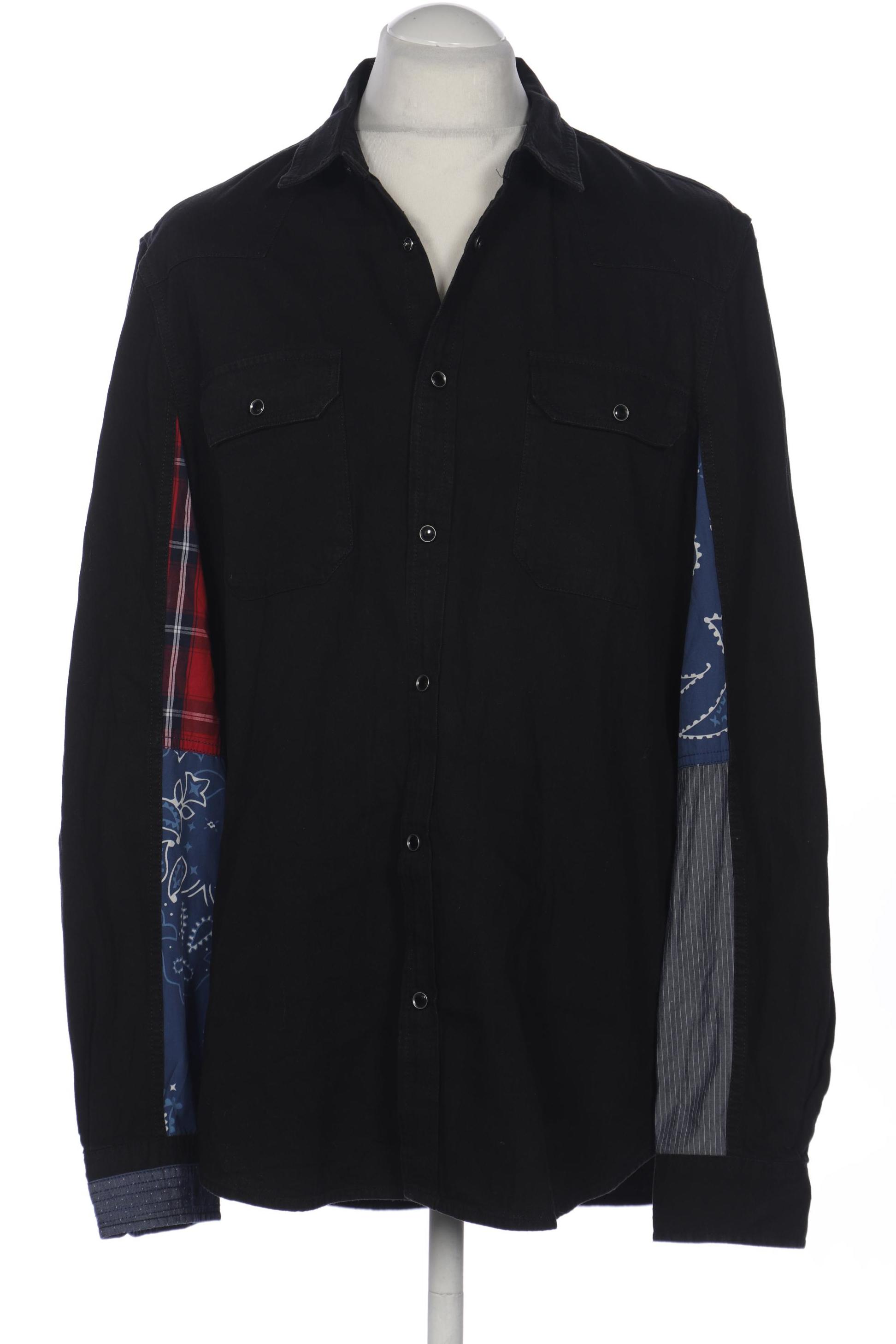 

Desigual Herren Hemd, schwarz, Gr. 52