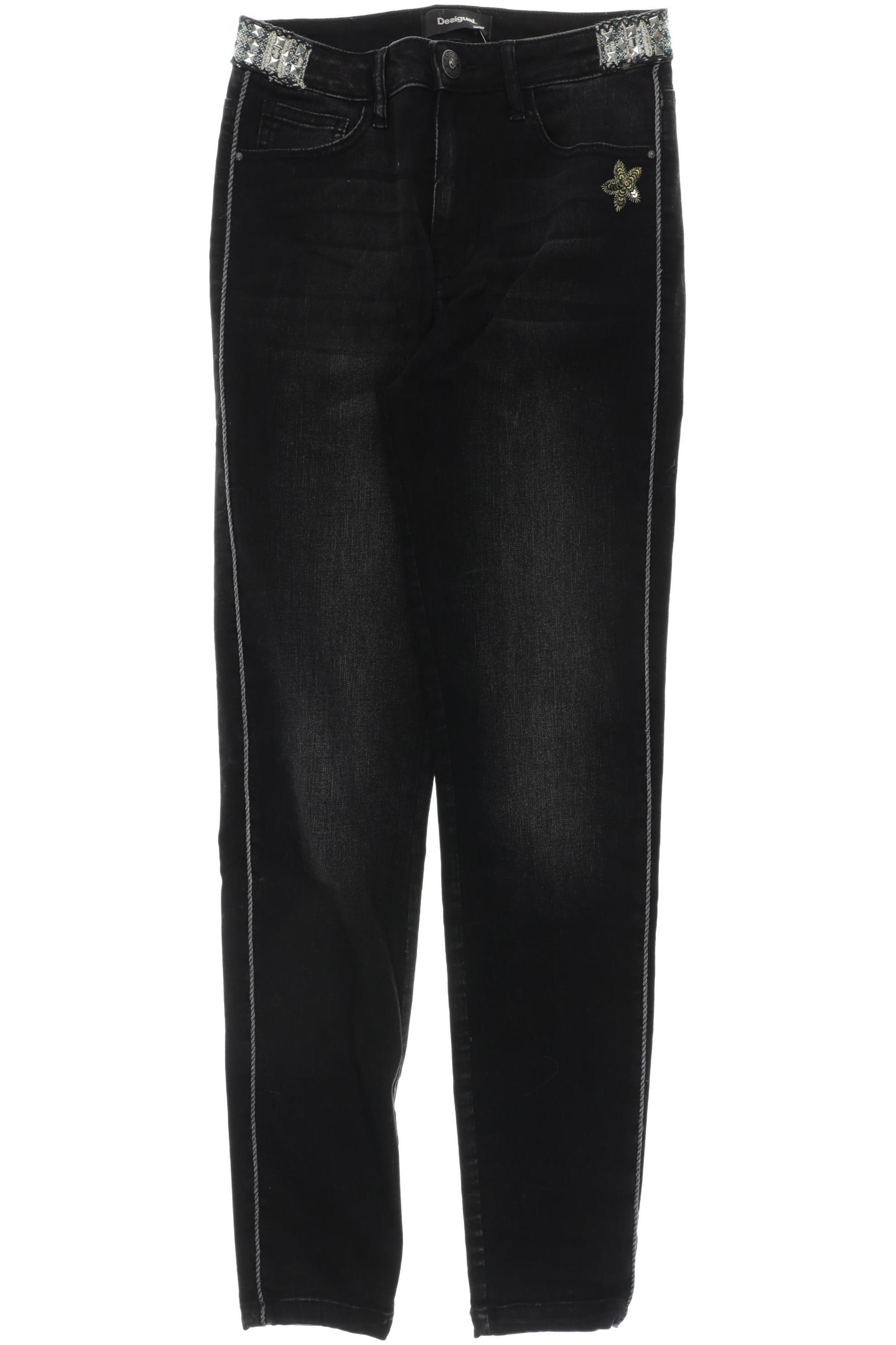 

Desigual Damen Jeans, schwarz, Gr. 28