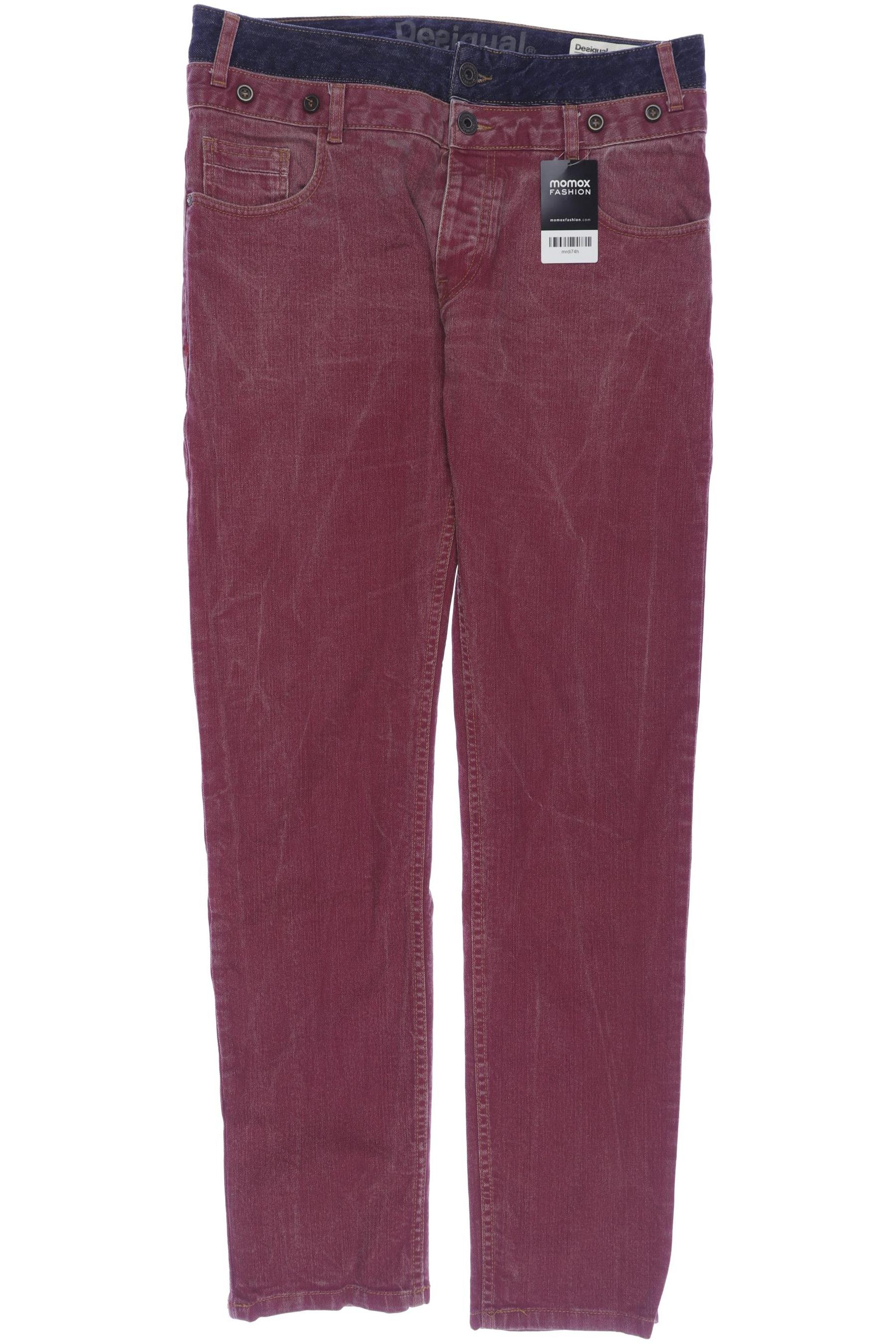 

Desigual Herren Jeans, bordeaux, Gr. 34