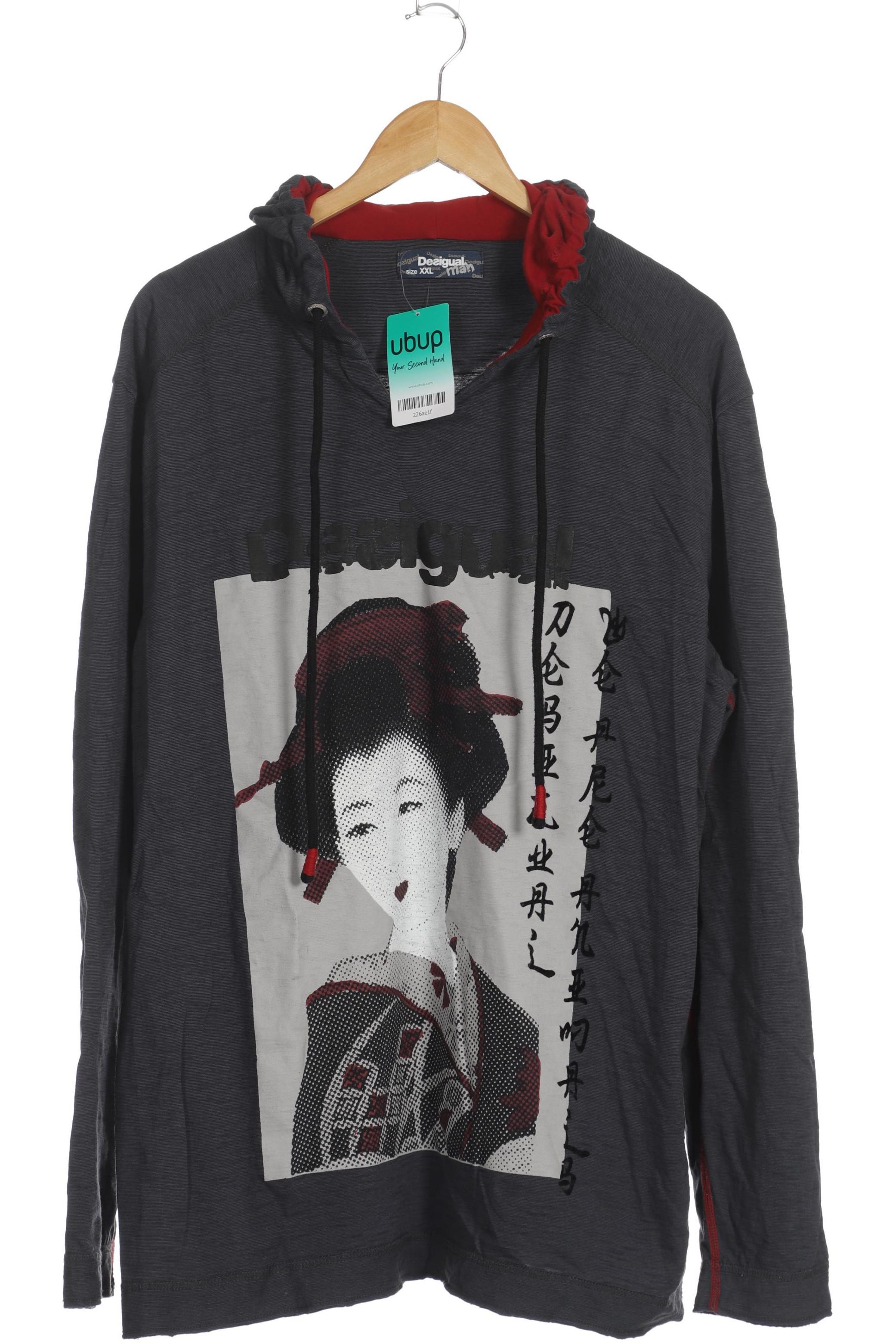 Thumbnail - Desigual Herren Kapuzenpullover, grau, Gr.