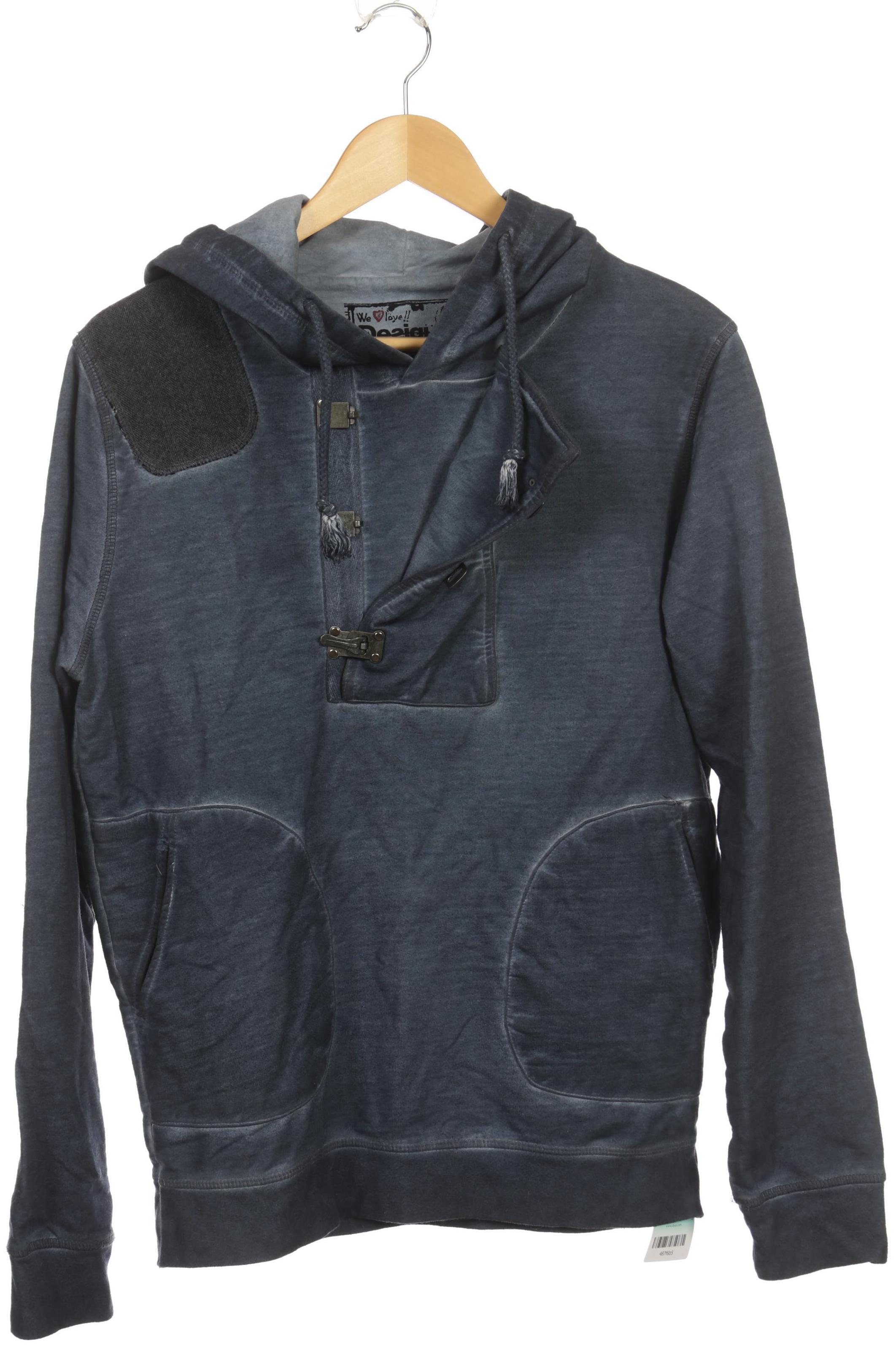 

Desigual Herren Kapuzenpullover, blau, Gr.
