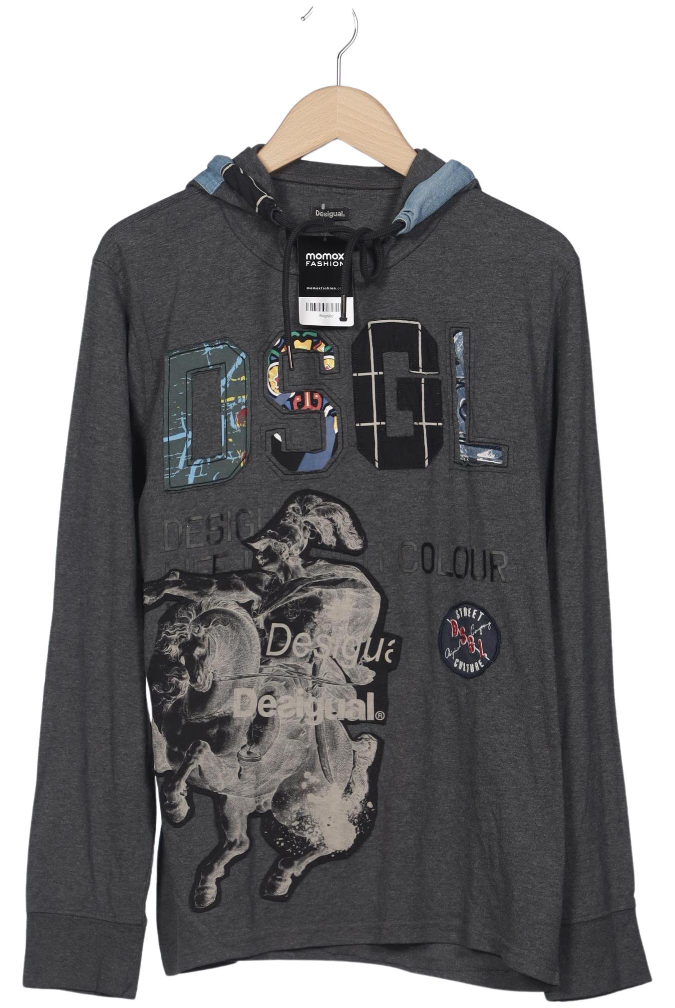 Thumbnail - Desigual Herren Kapuzenpullover, grau, Gr. 52