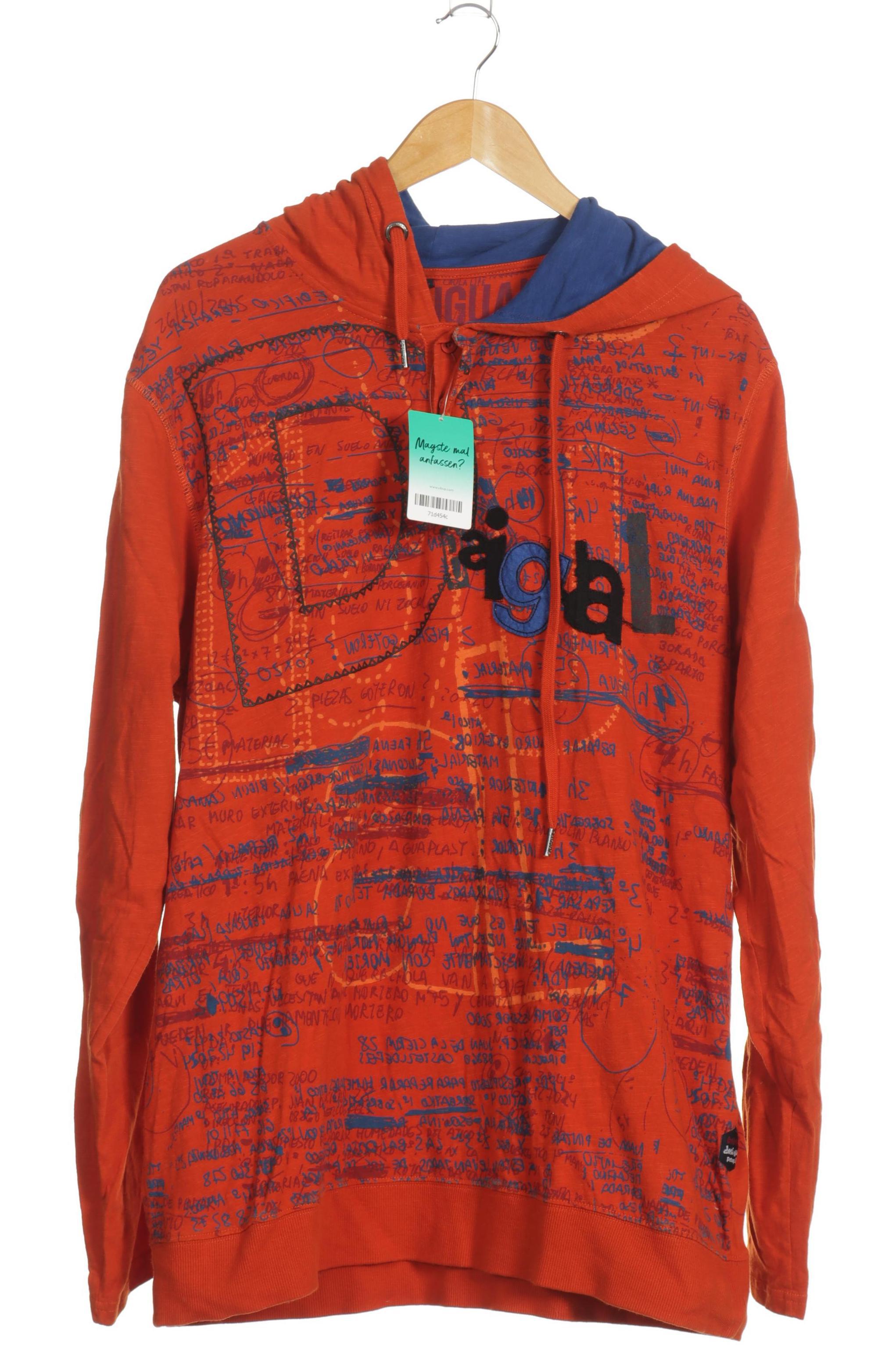 

Desigual Herren Kapuzenpullover, orange, Gr.