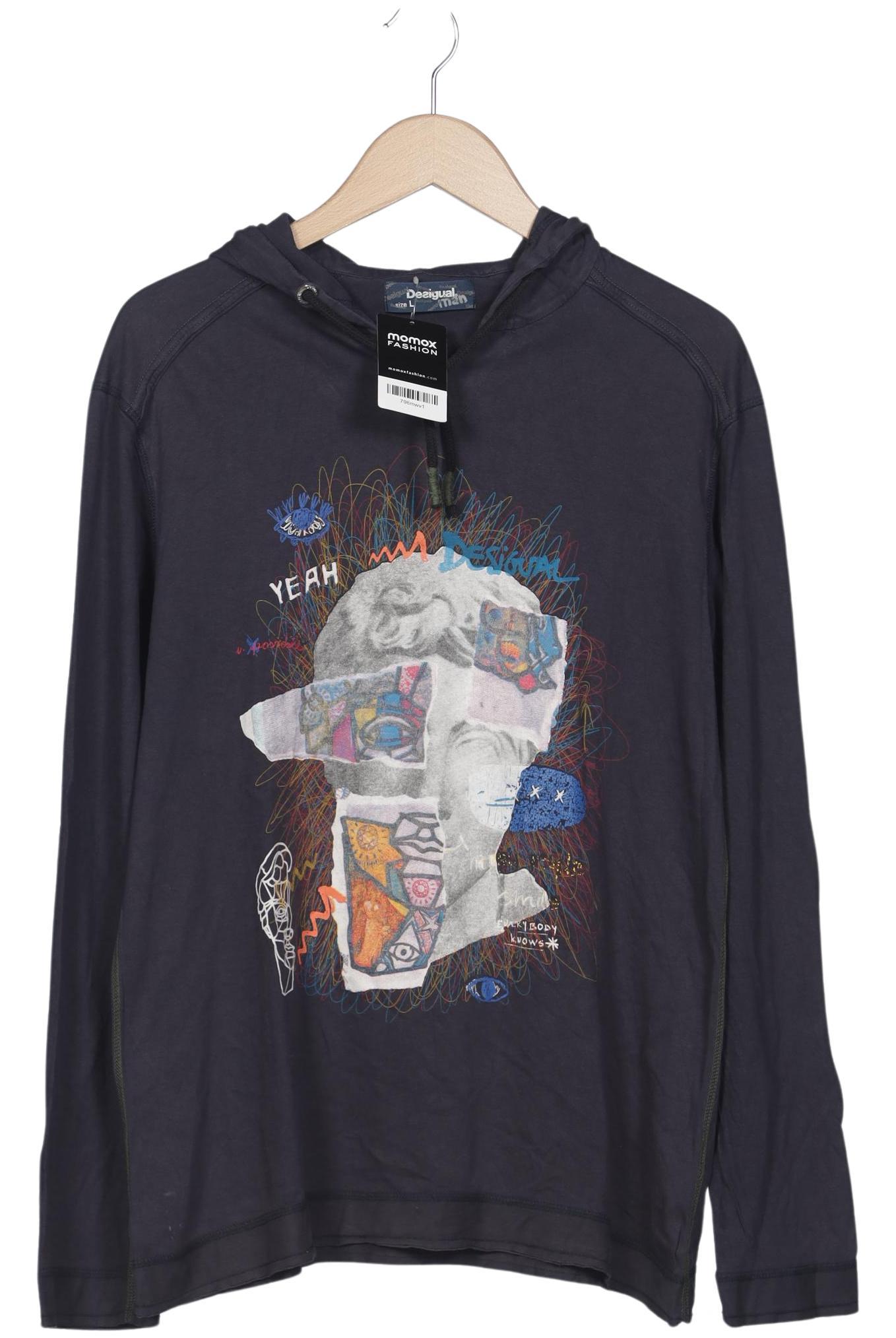 Thumbnail - Desigual Herren Kapuzenpullover, marineblau, Gr. 52