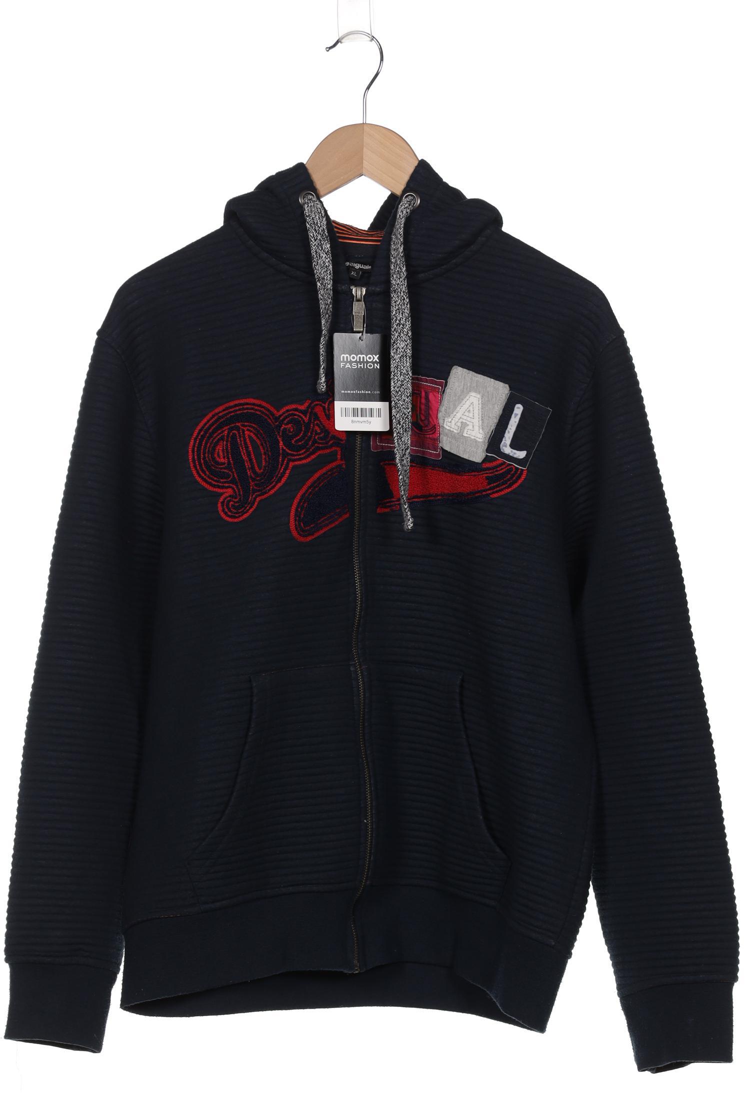 

Desigual Herren Kapuzenpullover, marineblau, Gr. 54