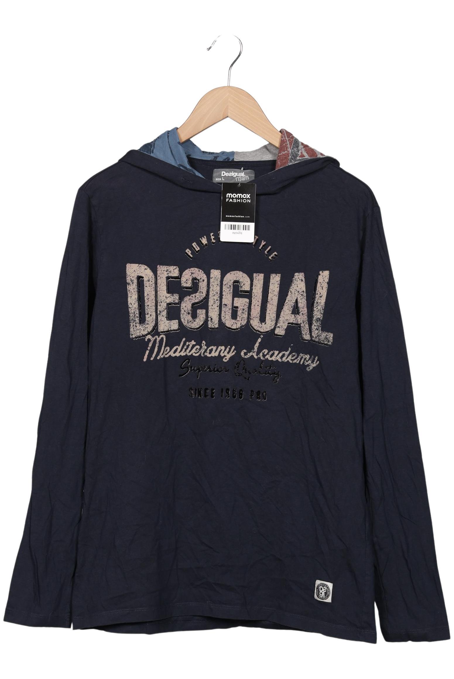 

Desigual Herren Kapuzenpullover, marineblau, Gr. 52