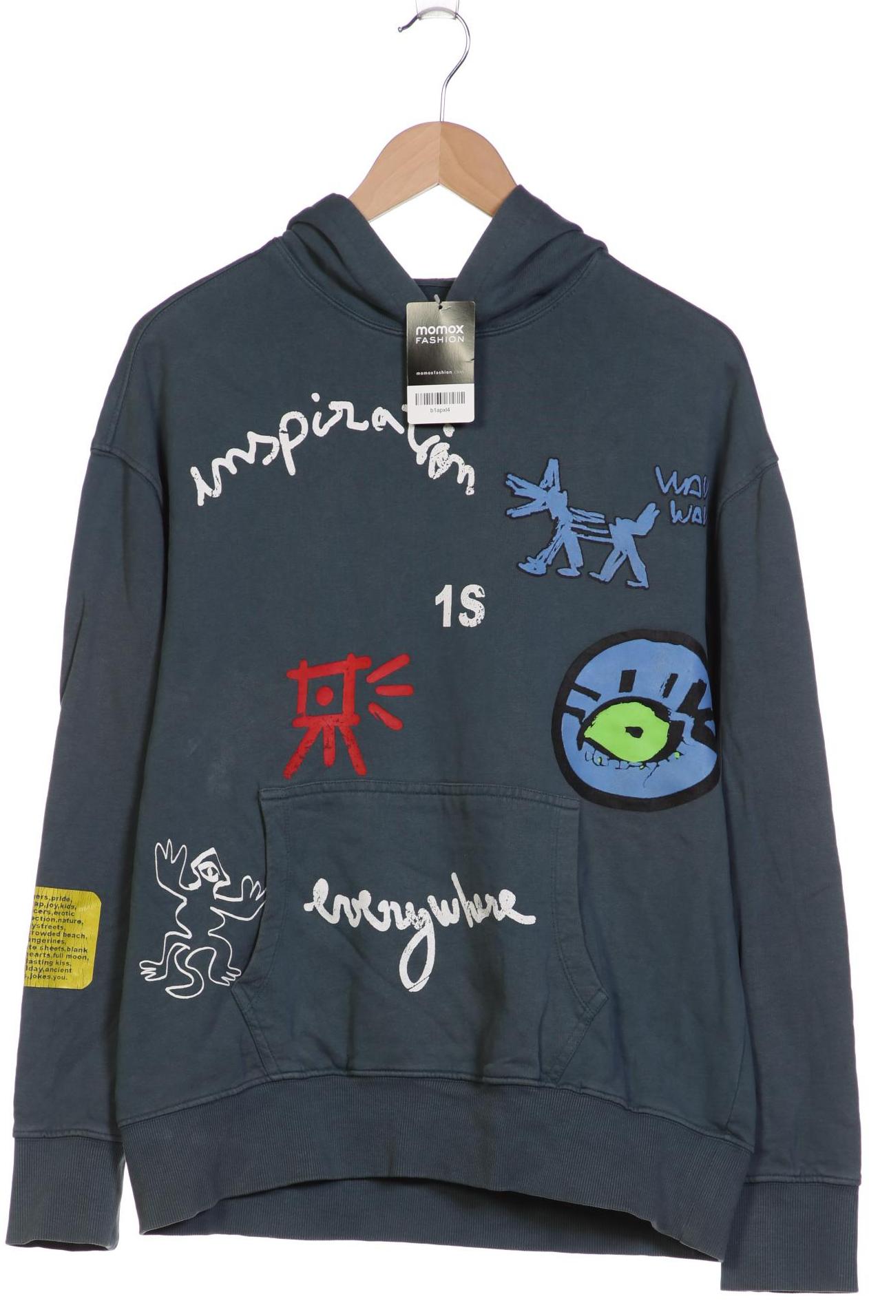

Desigual Herren Kapuzenpullover, türkis, Gr. 46