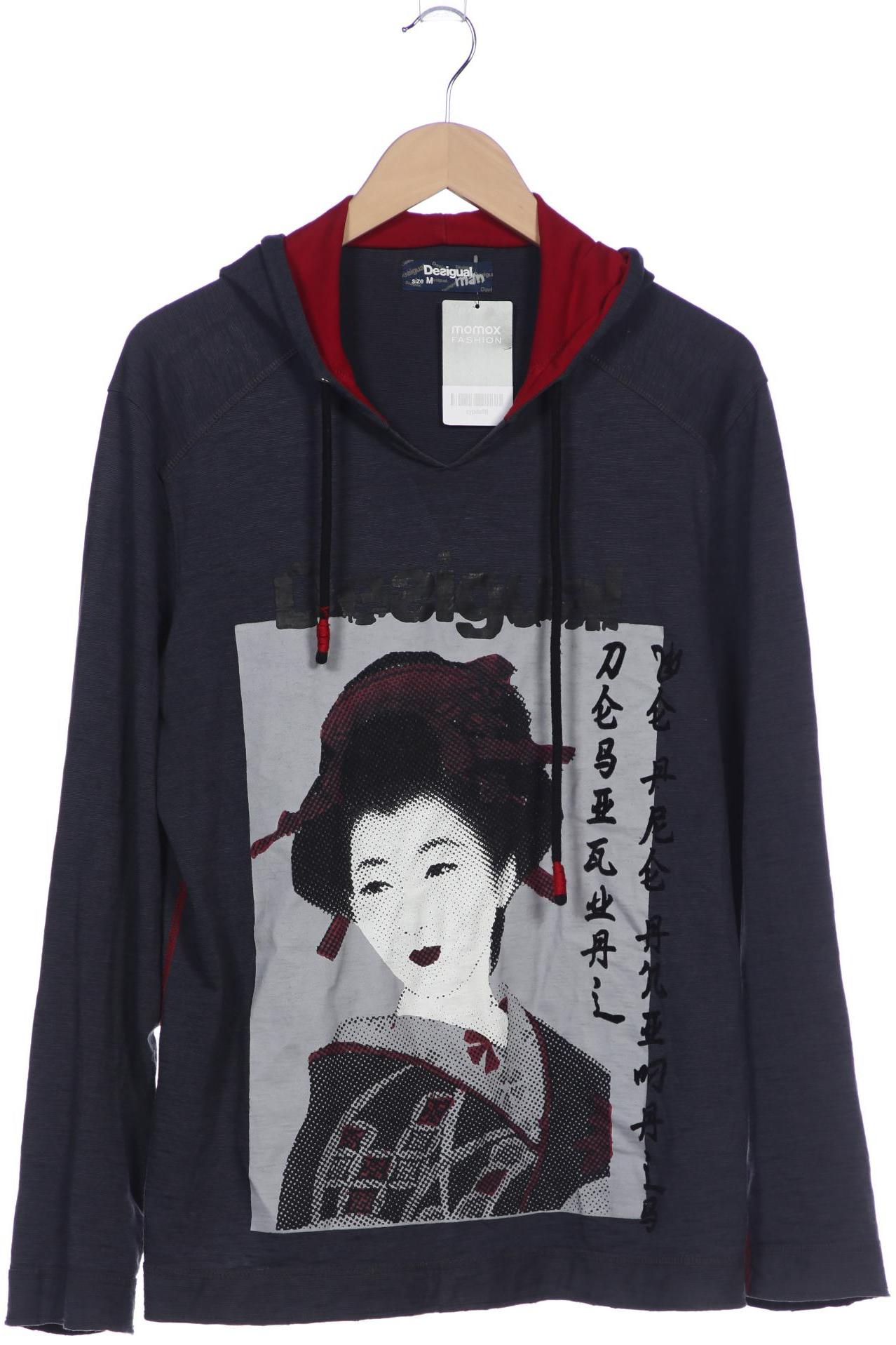 

Desigual Herren Kapuzenpullover, grau, Gr. 48