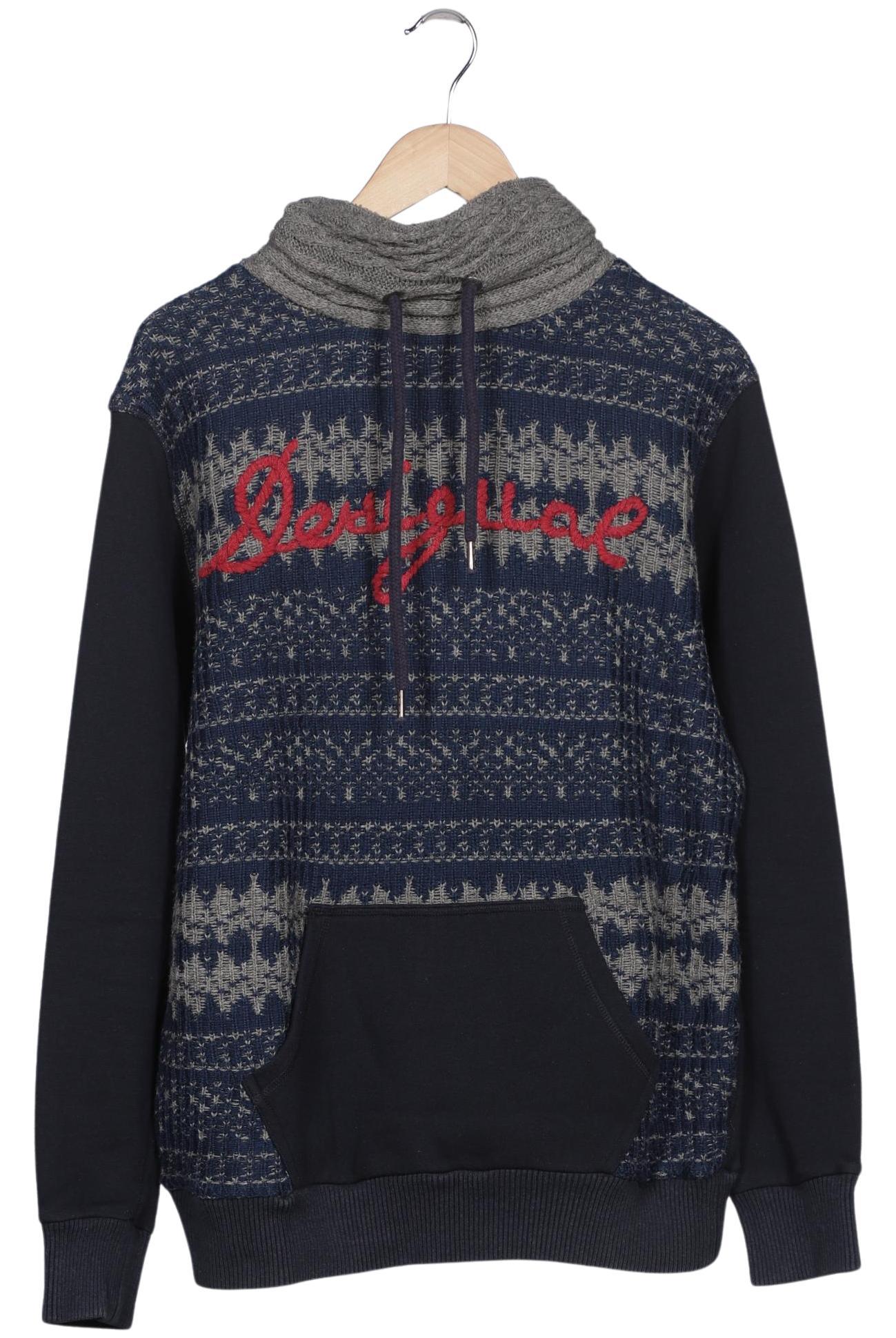 

Desigual Herren Kapuzenpullover, marineblau, Gr. 54