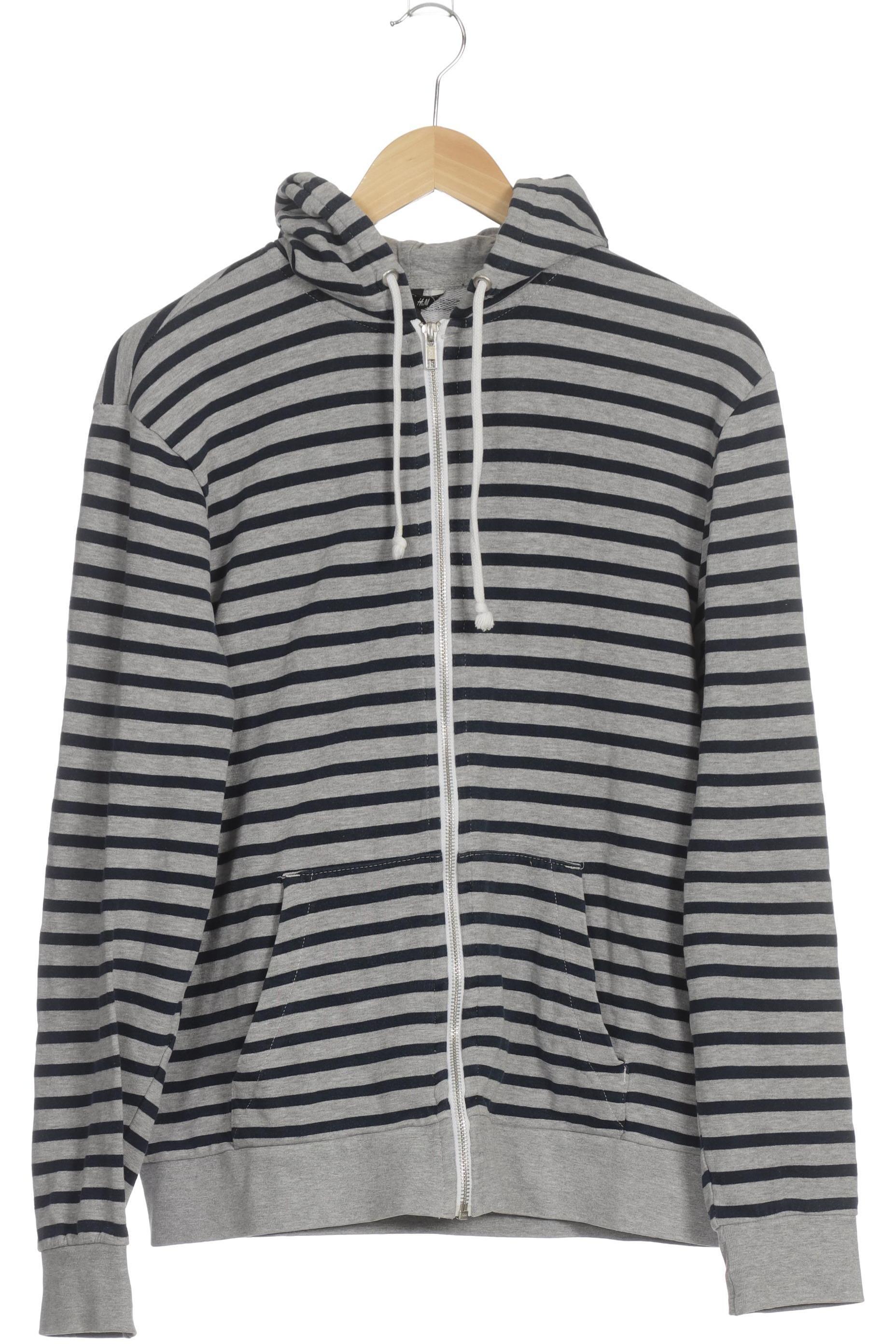 

H&M Herren Kapuzenpullover, grau, Gr.