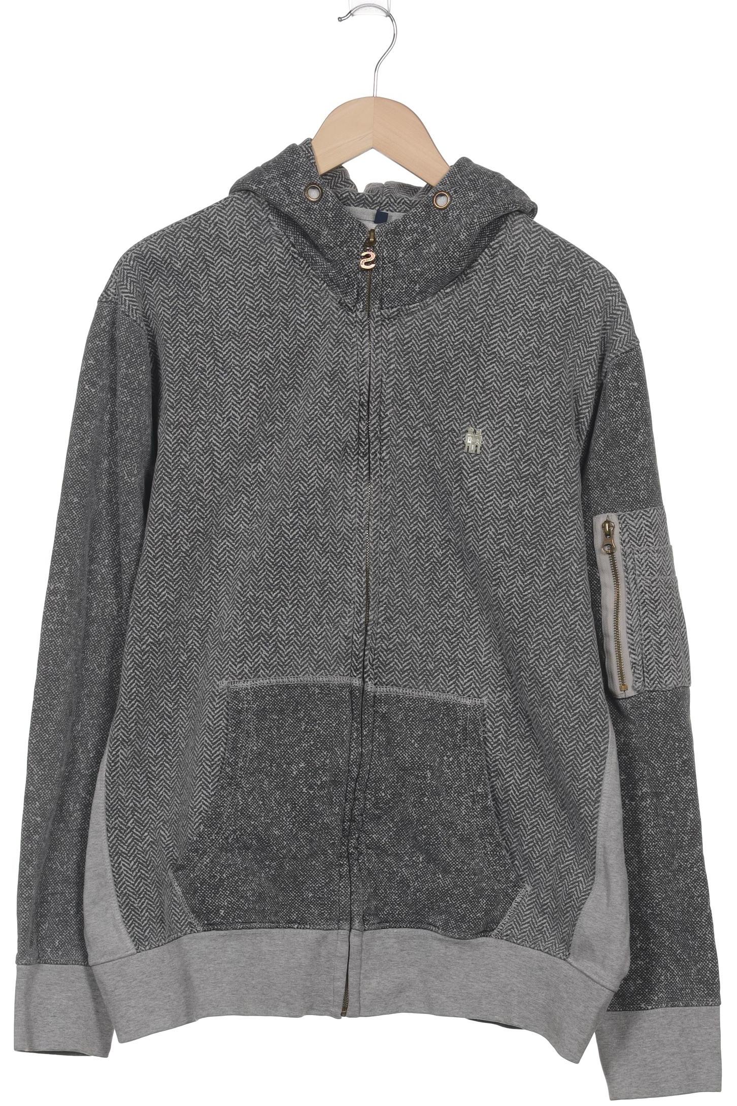

Desigual Herren Kapuzenpullover, grau, Gr. 56