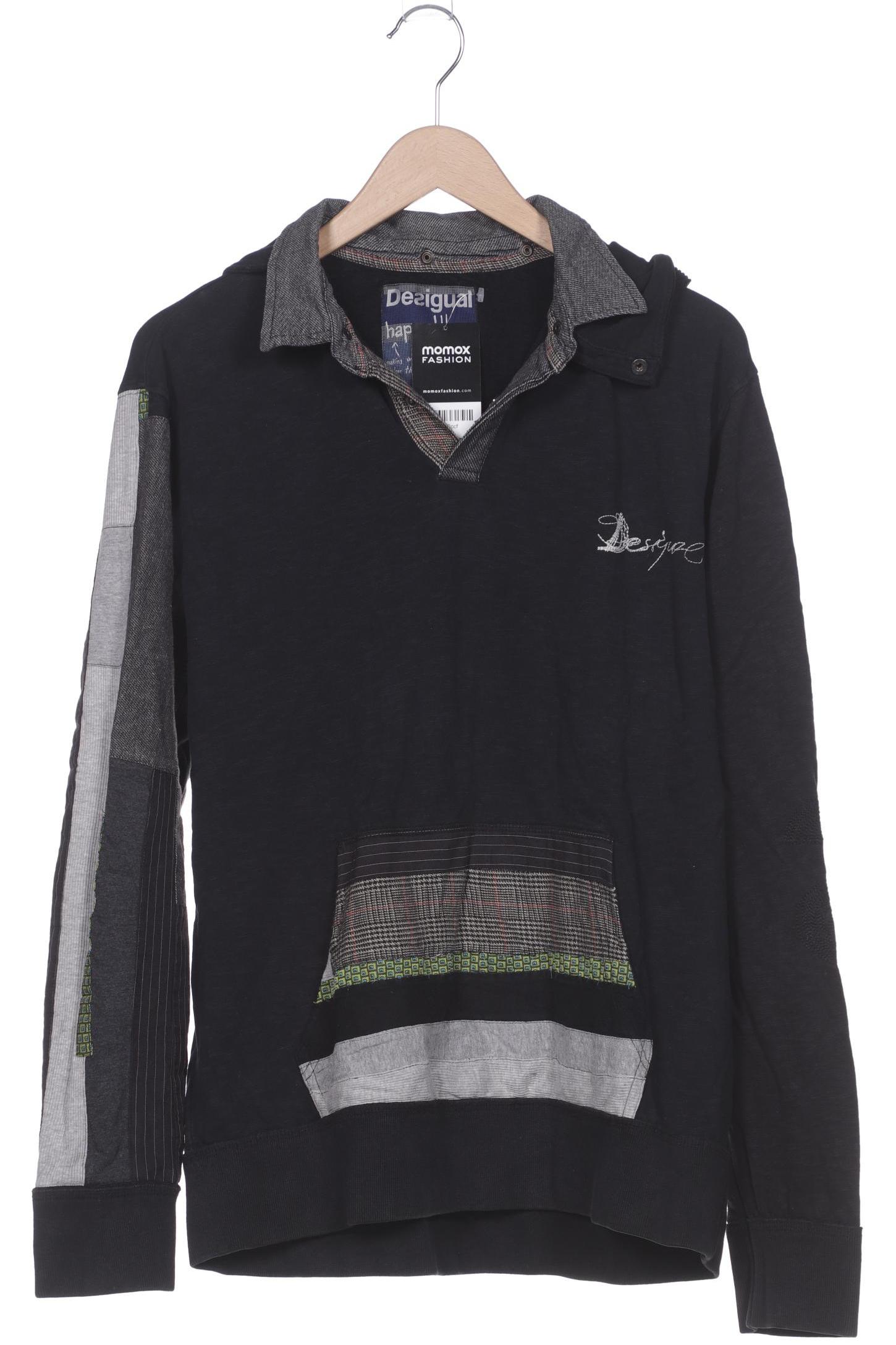 

Desigual Herren Kapuzenpullover, schwarz, Gr. 54