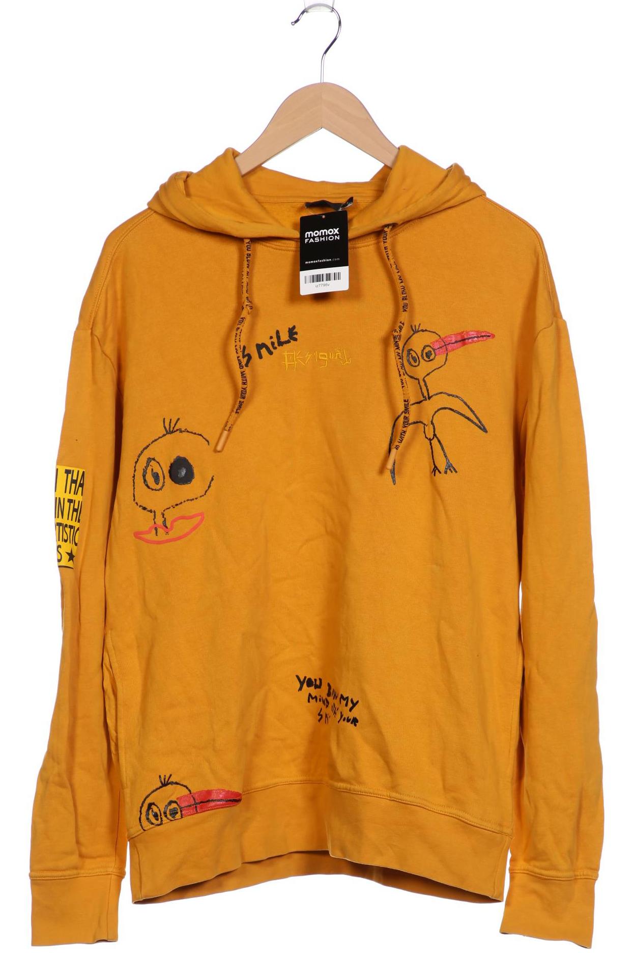 

Desigual Herren Kapuzenpullover, orange, Gr. 46