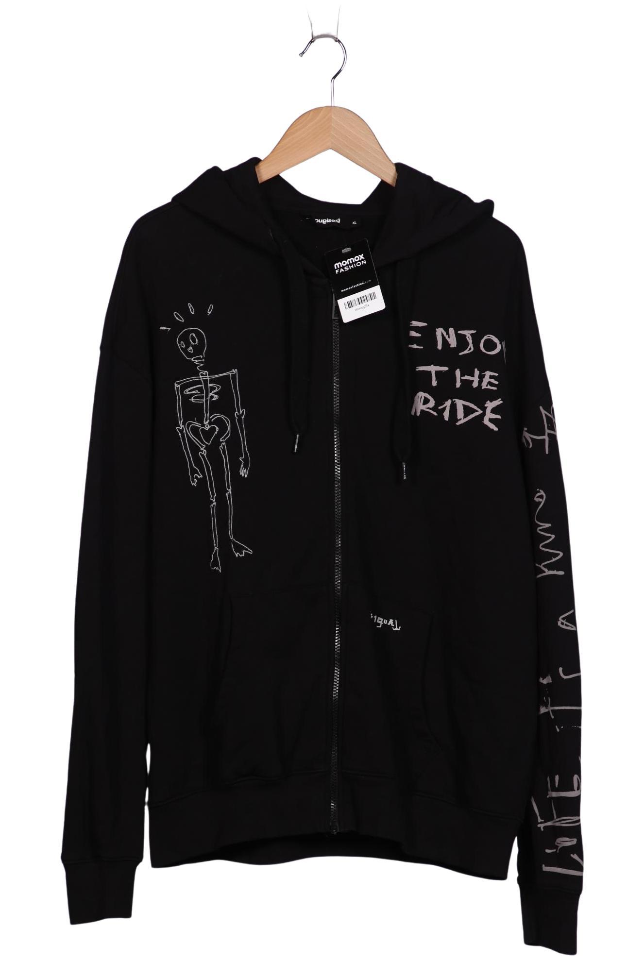 

Desigual Herren Kapuzenpullover, schwarz, Gr. 54