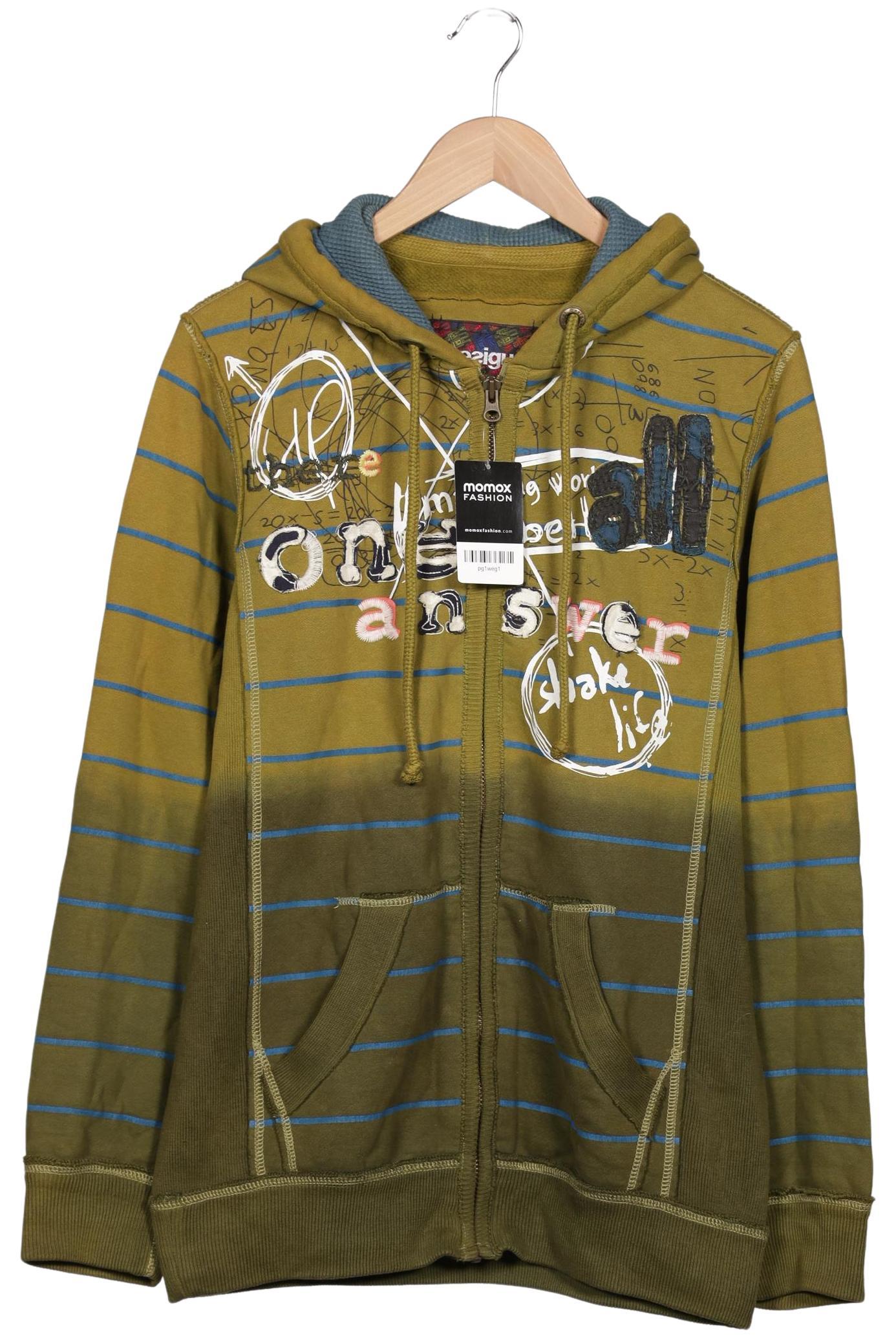 

Desigual Herren Kapuzenpullover, grün, Gr. 46