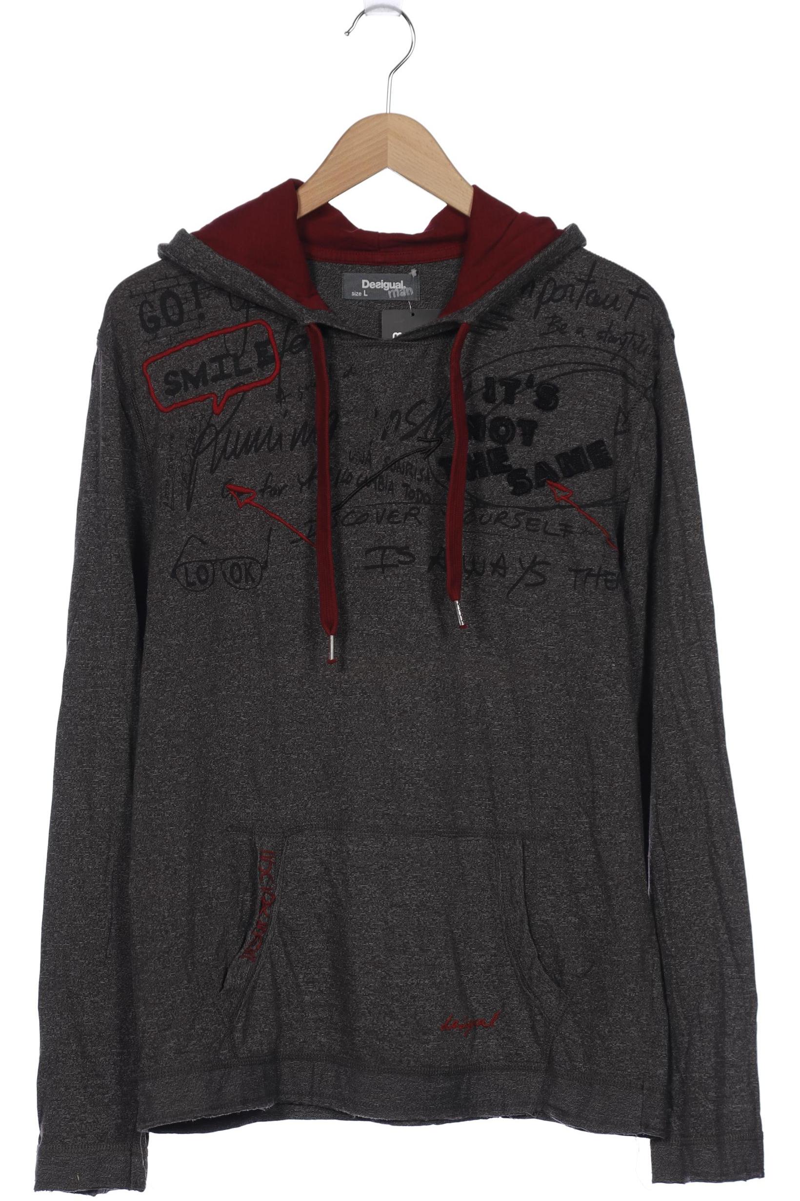 

Desigual Herren Kapuzenpullover, braun, Gr. 52