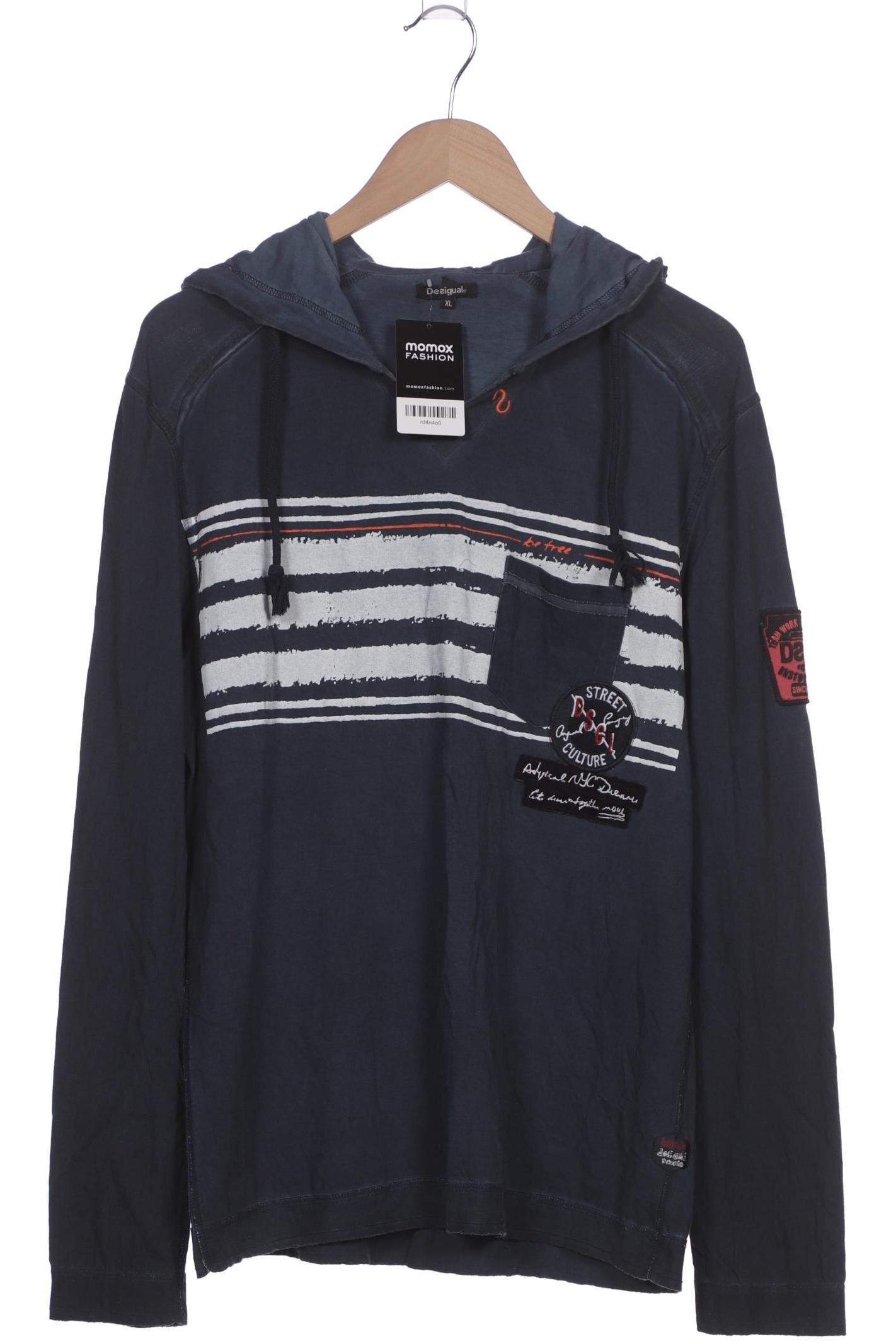 

Desigual Herren Kapuzenpullover, marineblau, Gr. 54