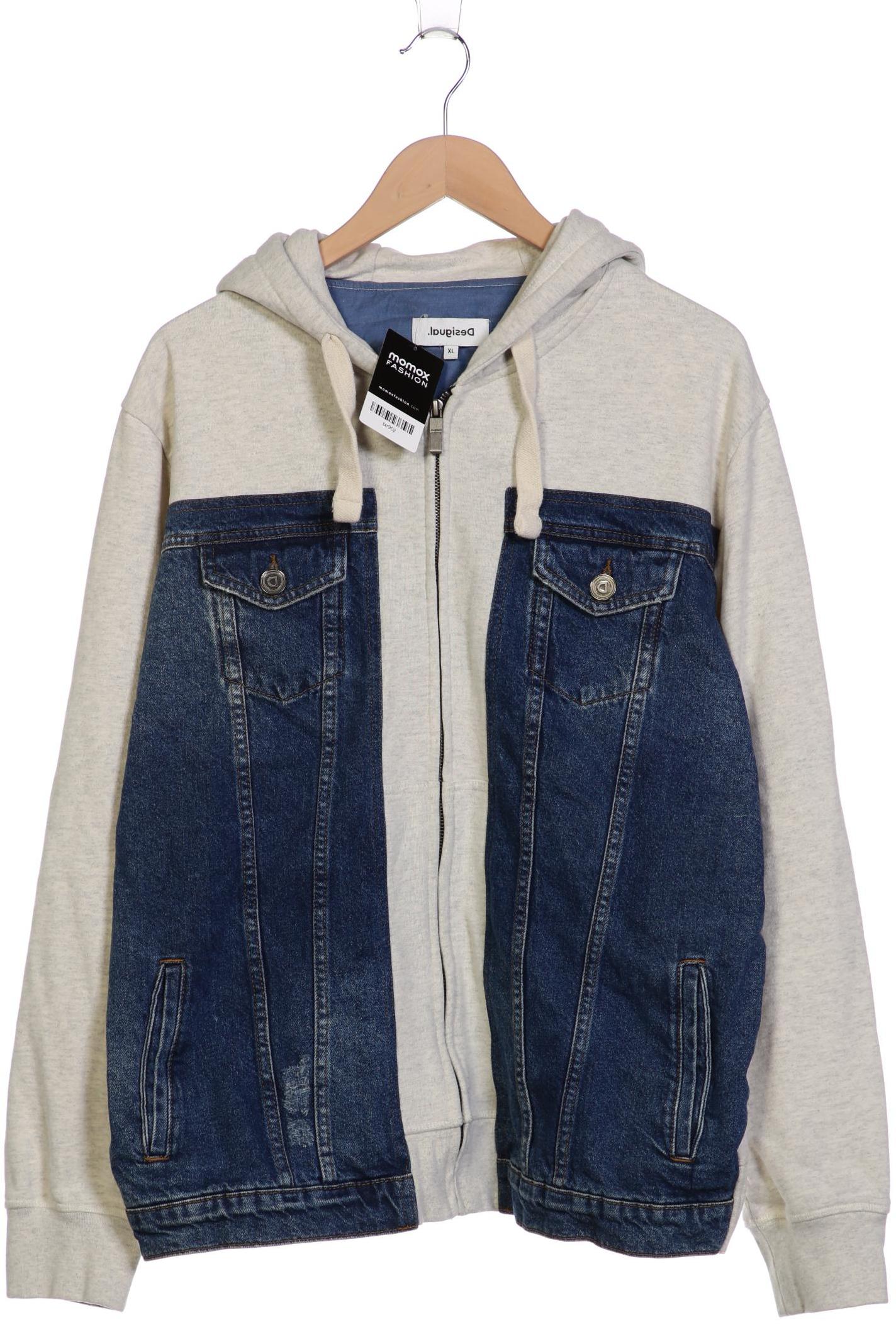 

Desigual Herren Kapuzenpullover, blau, Gr. 54