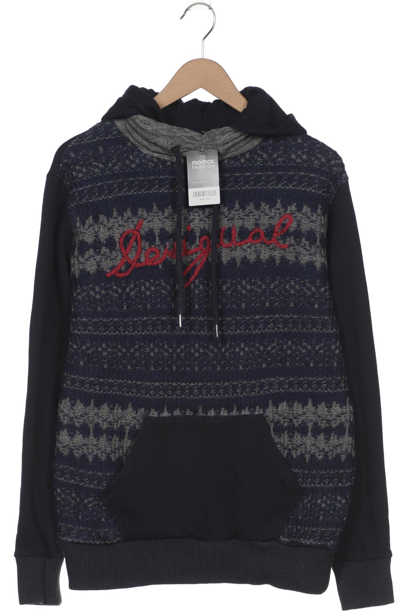 

Desigual Herren Kapuzenpullover, marineblau, Gr. 56