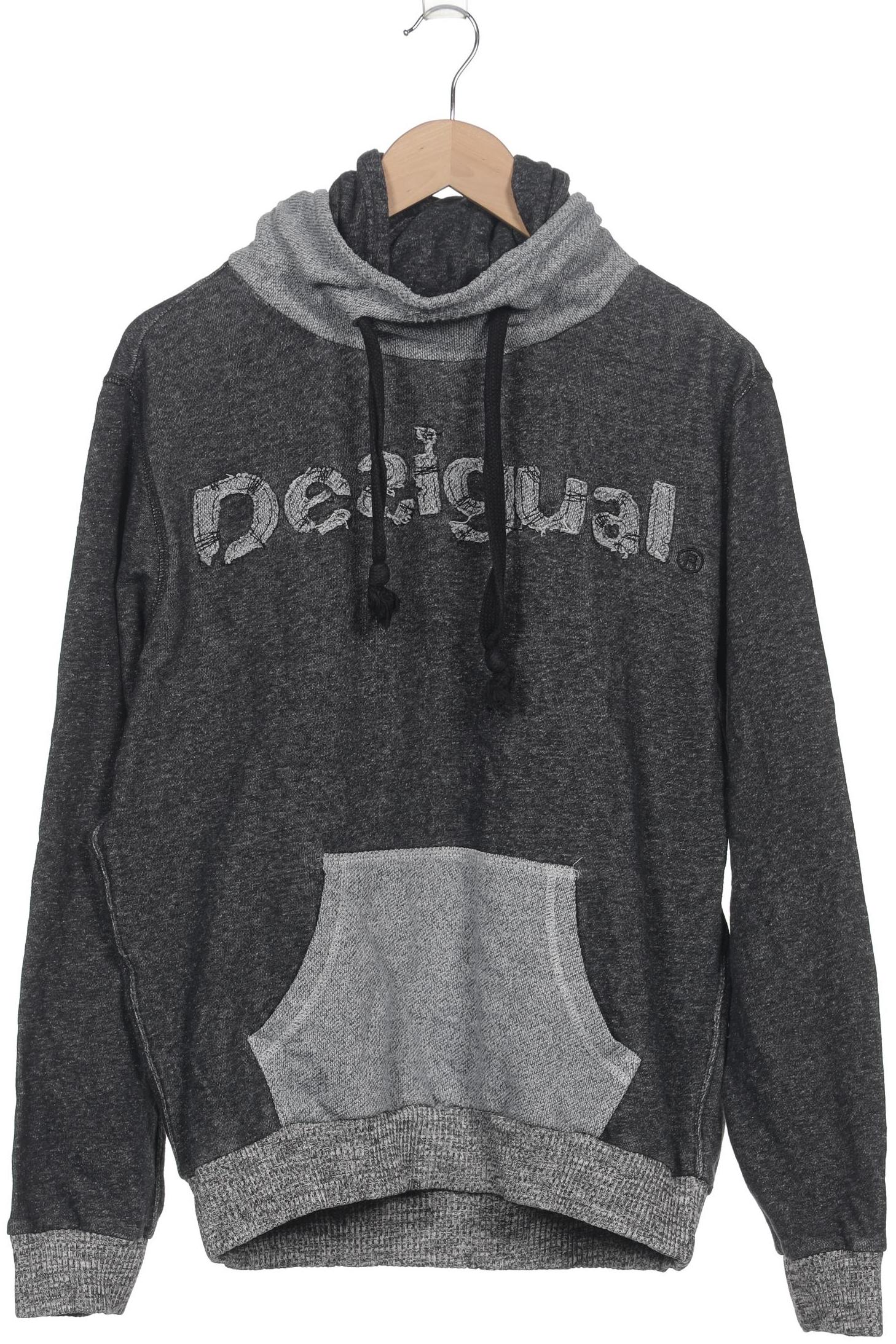 

Desigual Herren Kapuzenpullover, grau, Gr. 52