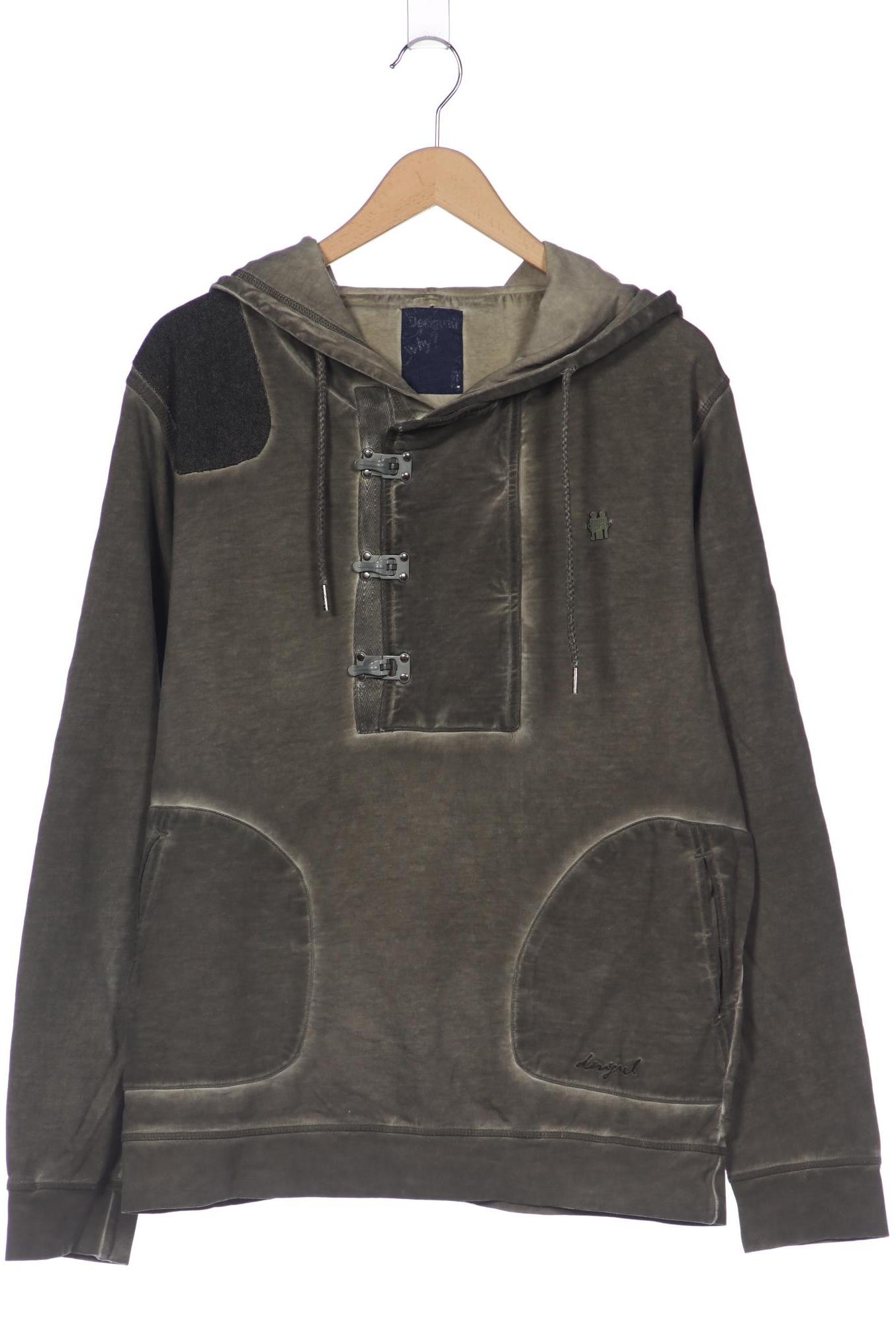 

Desigual Herren Kapuzenpullover, grün, Gr. 54