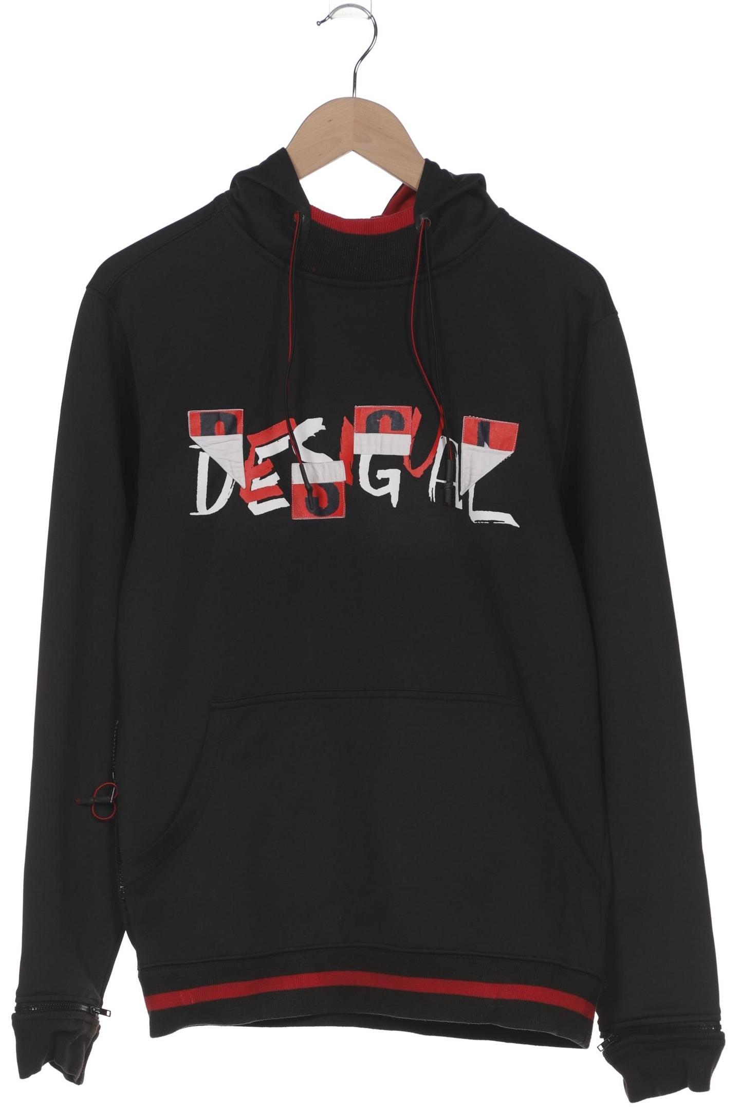 

Desigual Herren Kapuzenpullover, schwarz, Gr. 48