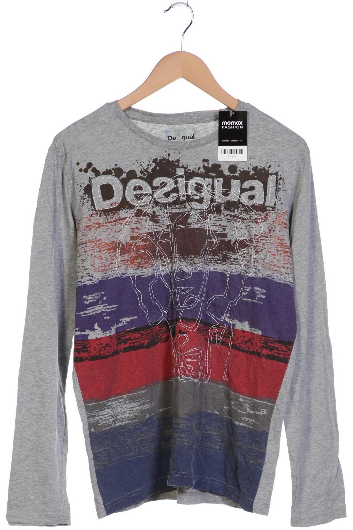 

Desigual Herren Langarmshirt, grau, Gr. 48