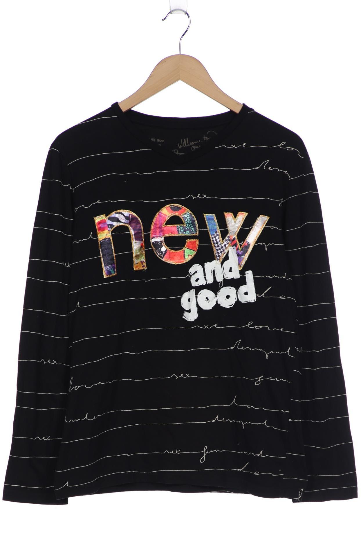 

Desigual Herren Langarmshirt, schwarz, Gr. 52
