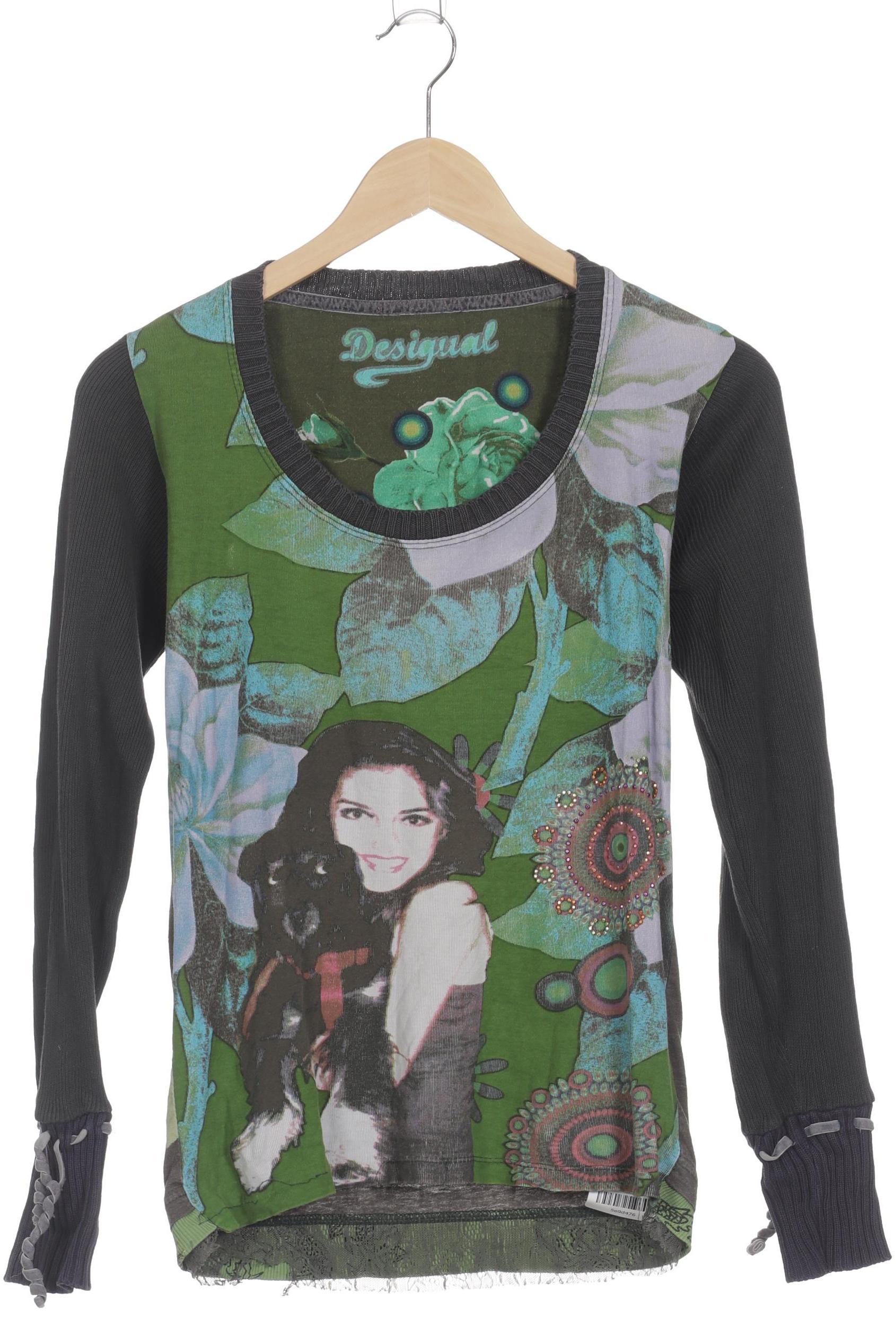 

Desigual Herren Langarmshirt, grün, Gr. 48
