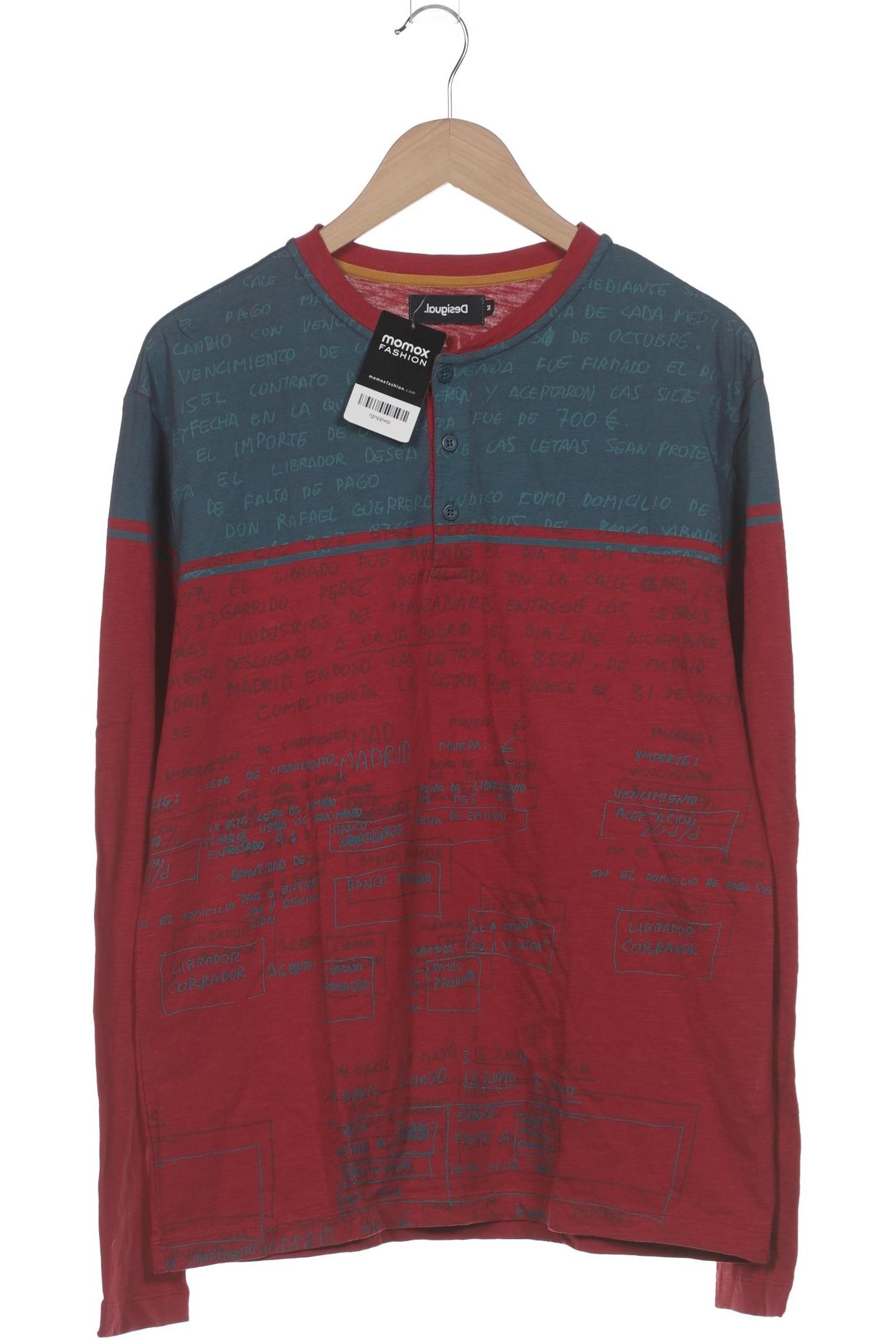 Thumbnail - Desigual Herren Langarmshirt, bordeaux, Gr. 48