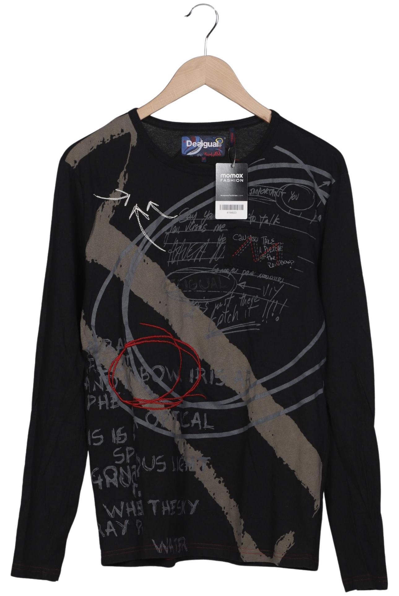 

Desigual Herren Langarmshirt, schwarz, Gr. 48