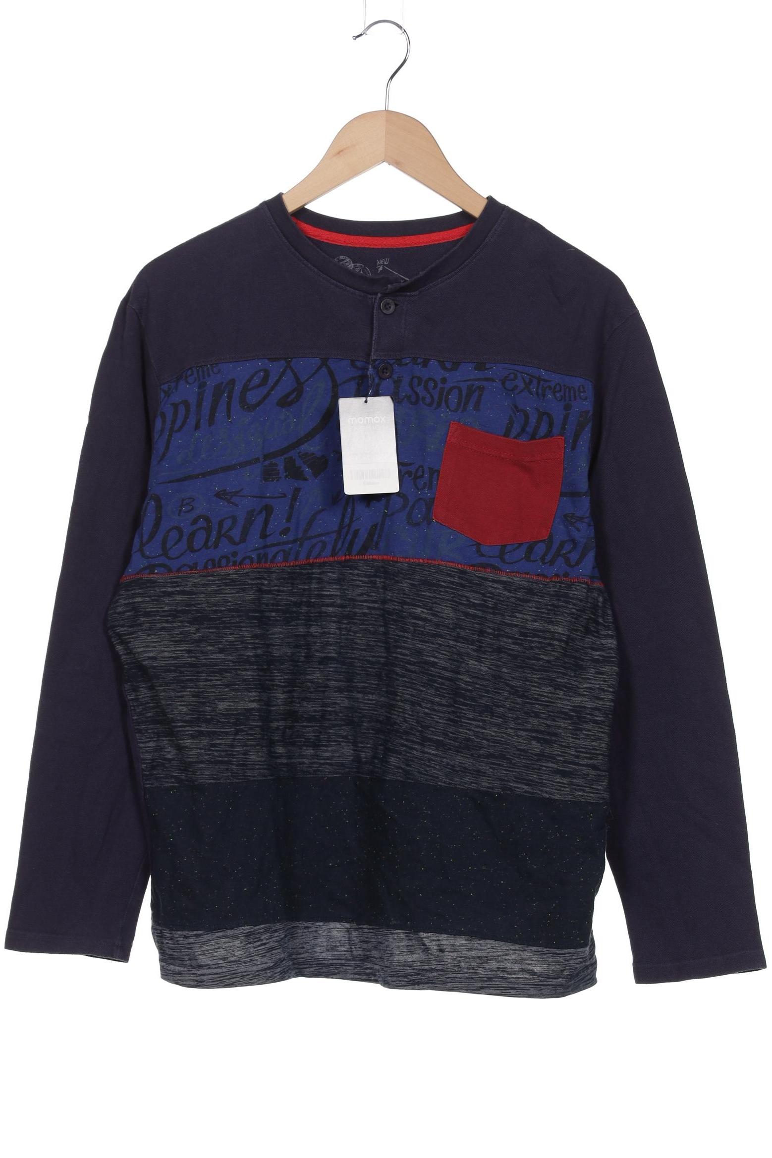 

Desigual Herren Langarmshirt, marineblau, Gr. 54