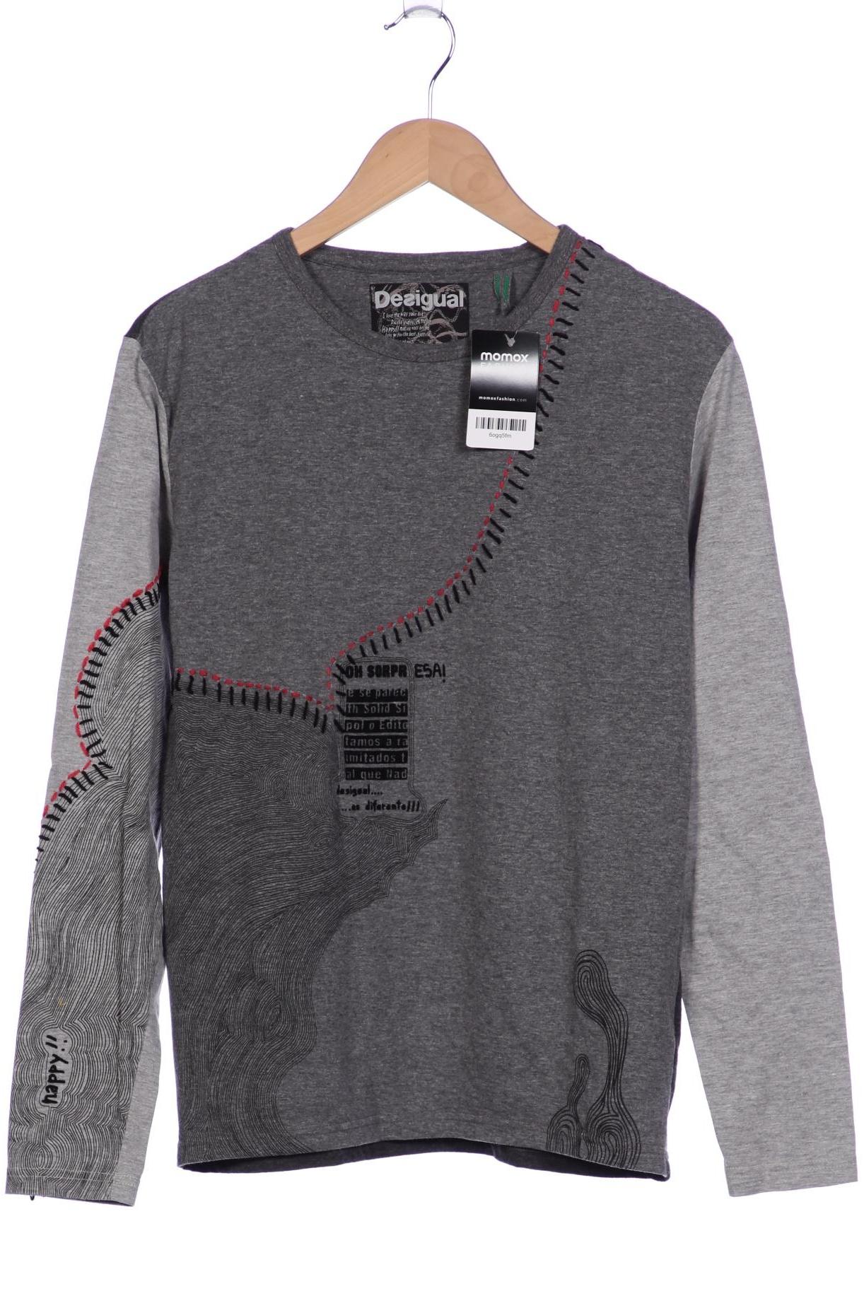 

Desigual Herren Langarmshirt, grau, Gr. 48