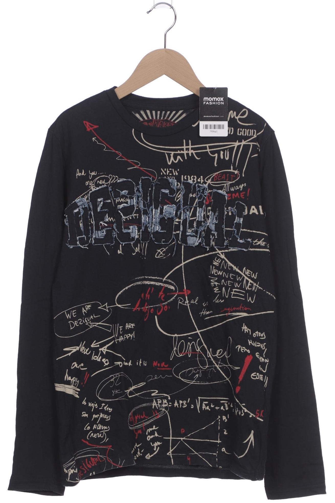 

Desigual Herren Langarmshirt, marineblau, Gr. 48