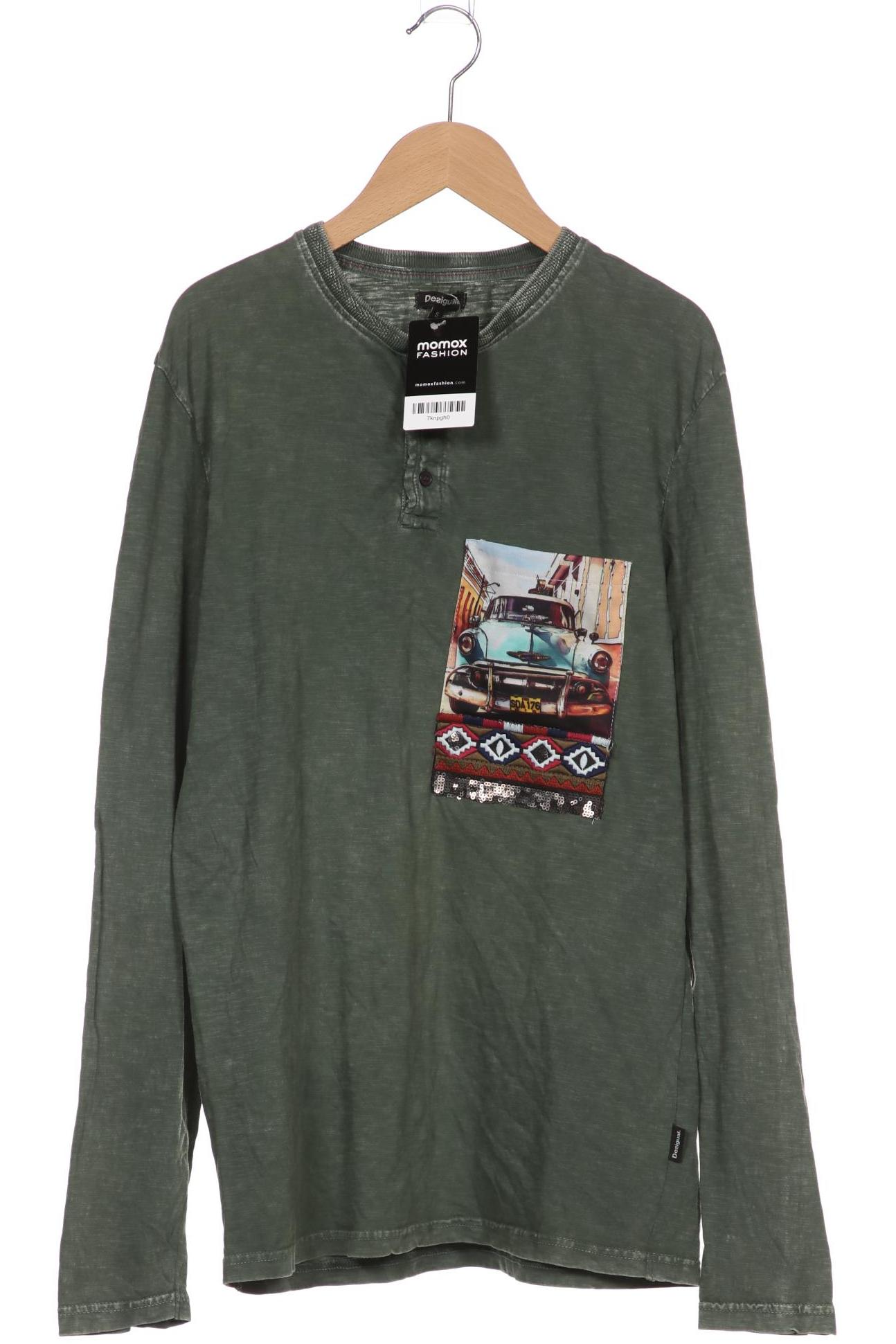 

Desigual Herren Langarmshirt, grün, Gr. 46