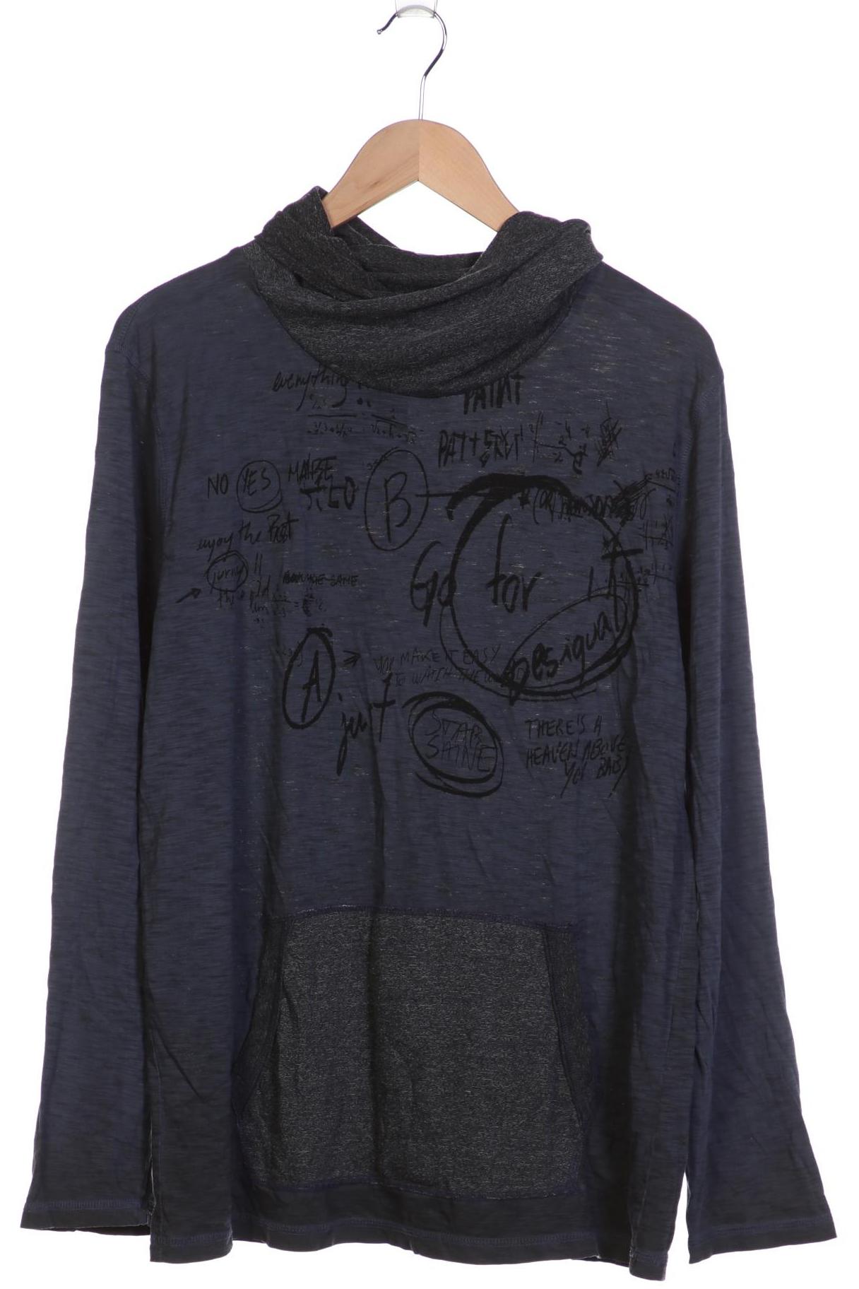 

Desigual Herren Langarmshirt, marineblau, Gr. 54