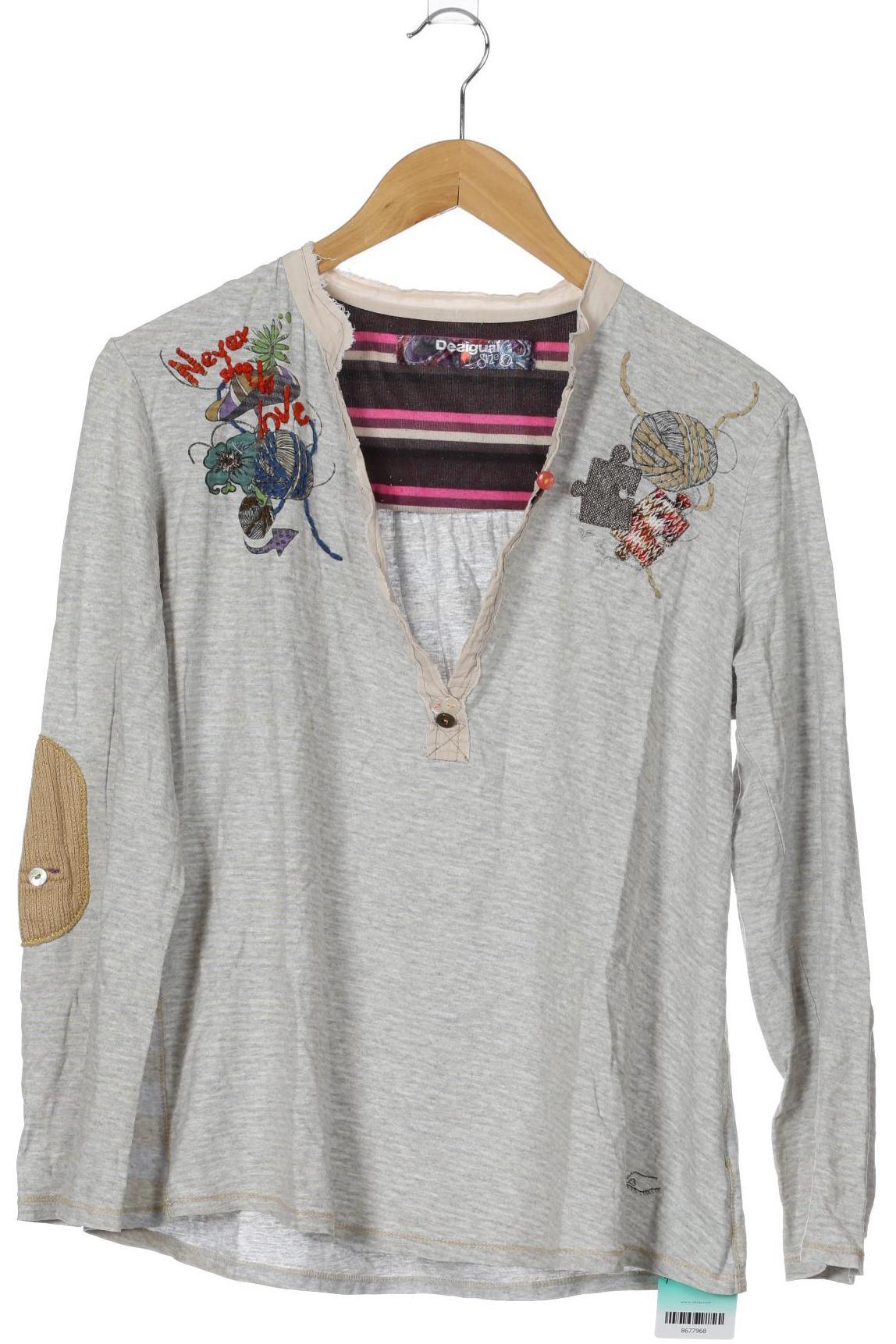 

Desigual Herren Langarmshirt, grau, Gr.