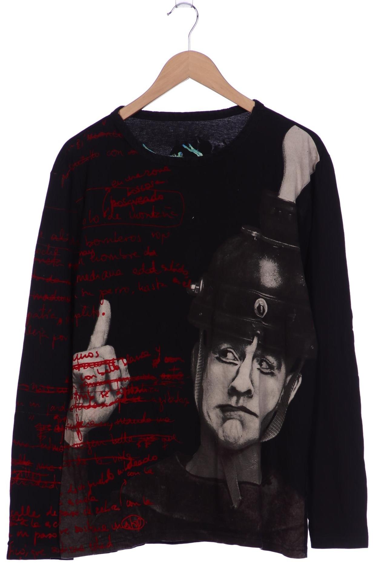 

Desigual Herren Langarmshirt, schwarz, Gr. 54