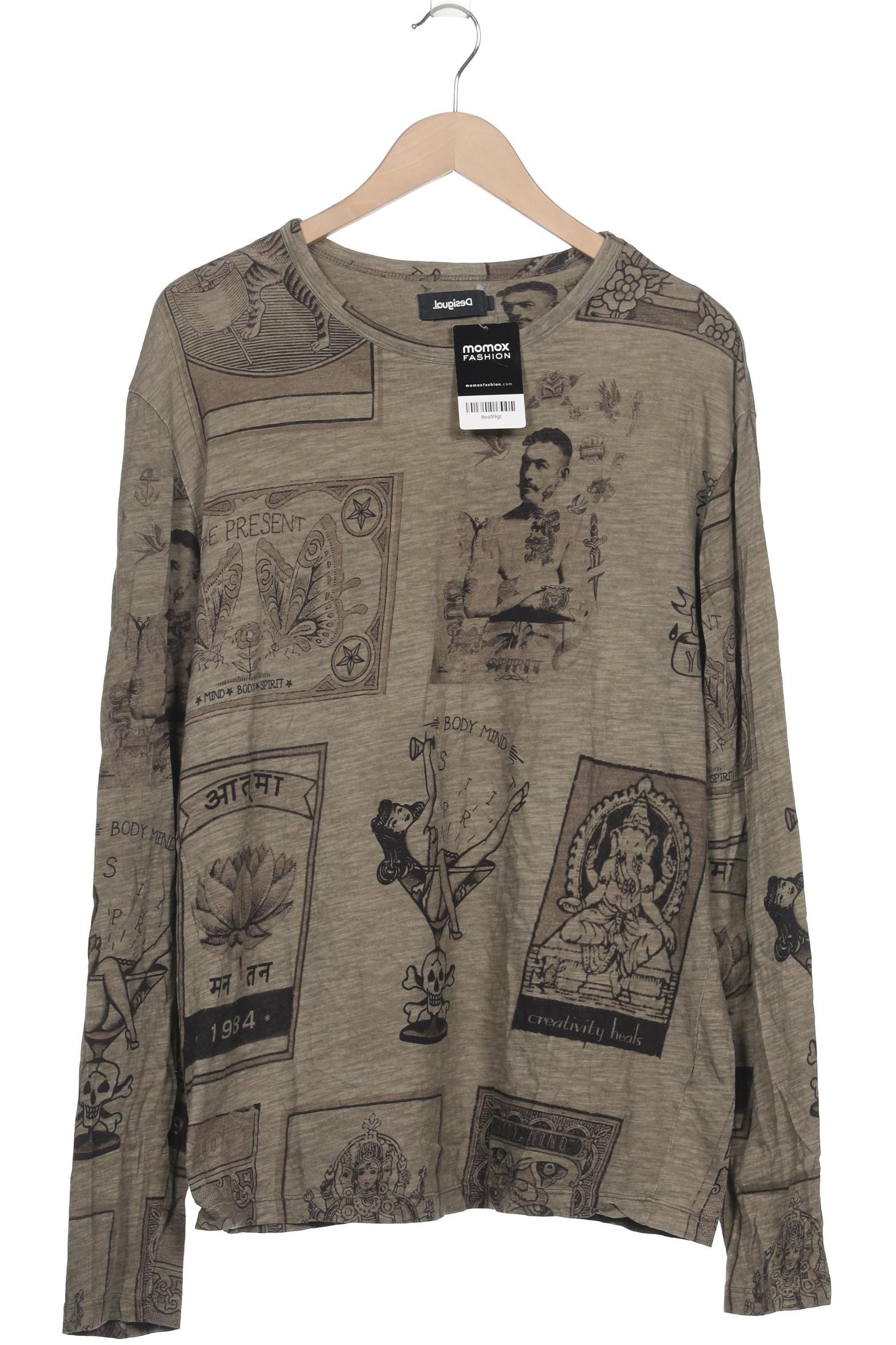 

Desigual Herren Langarmshirt, grün, Gr. 54