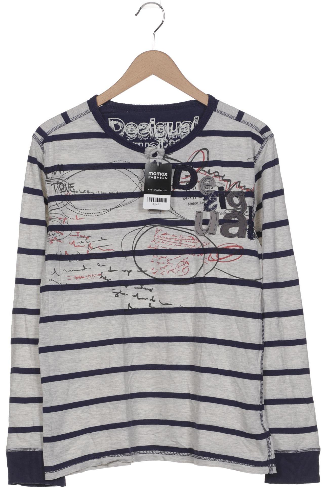 

Desigual Herren Langarmshirt, grau, Gr. 52