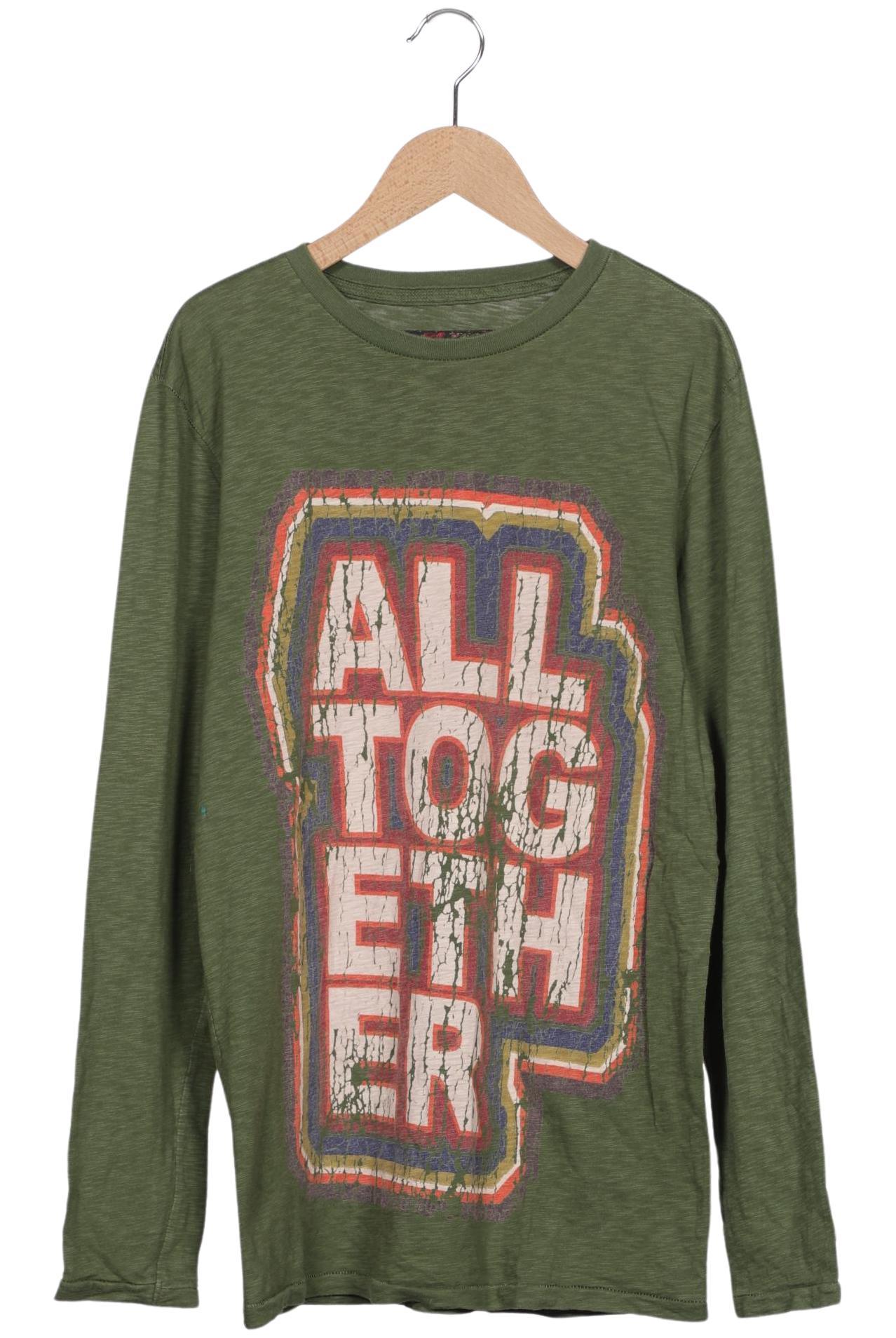 

Desigual Herren Langarmshirt, grün, Gr. 46