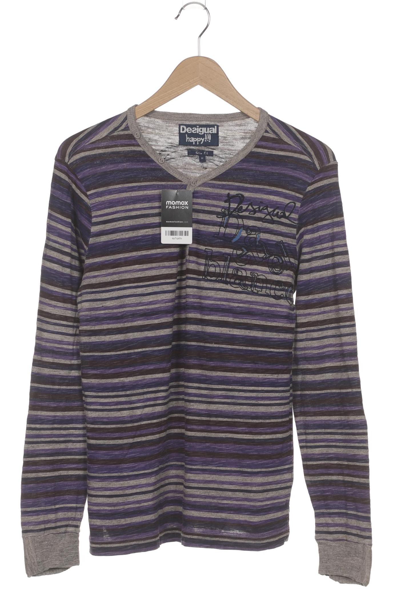 

Desigual Herren Langarmshirt, flieder, Gr. 48