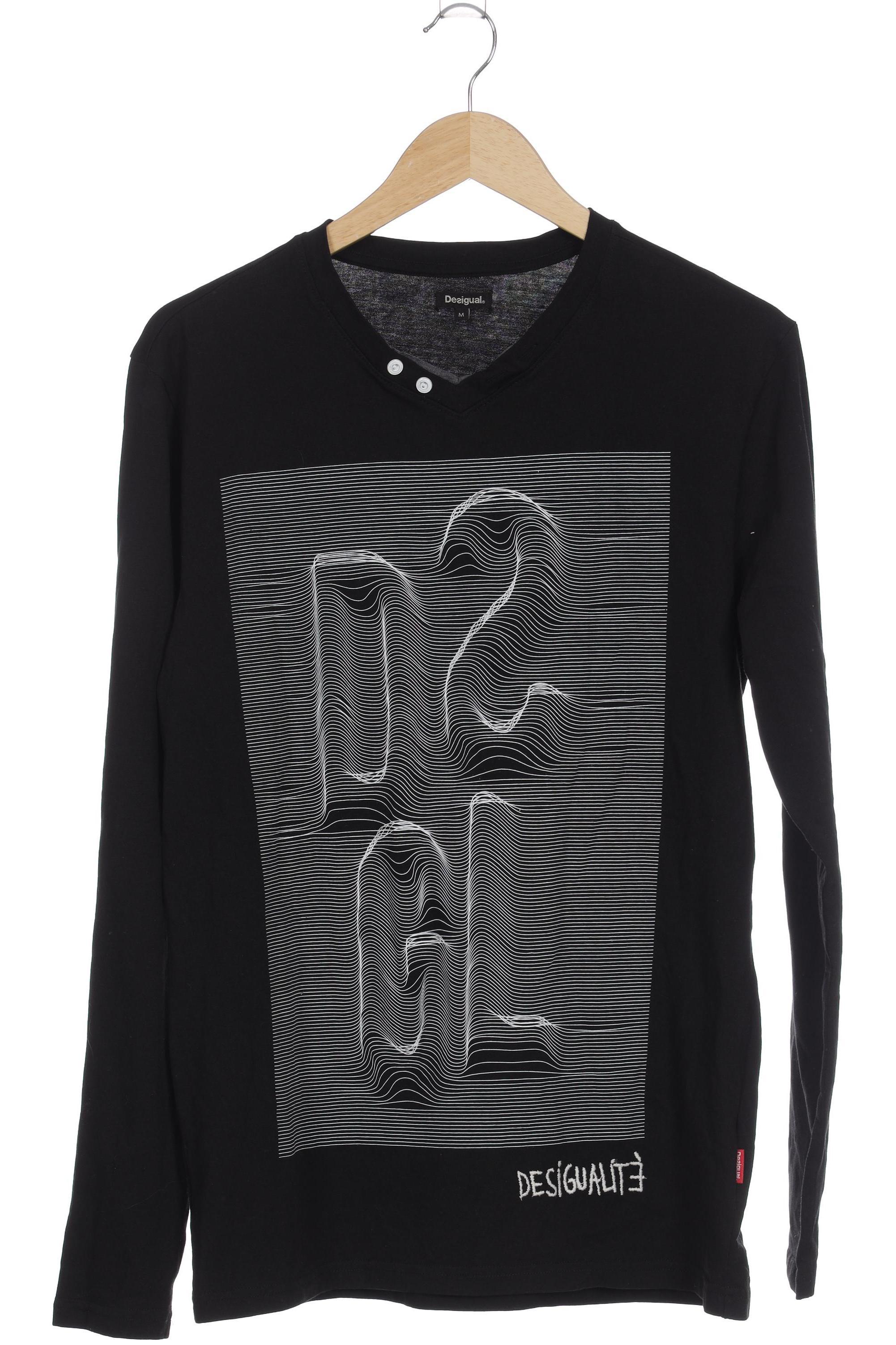 

Desigual Herren Langarmshirt, schwarz, Gr.