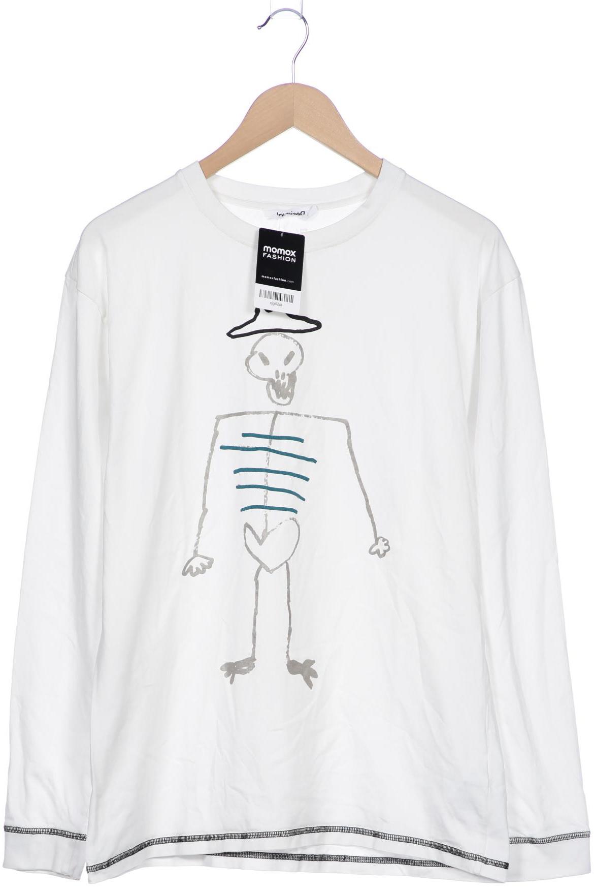 

Desigual Herren Langarmshirt, weiß, Gr. 46