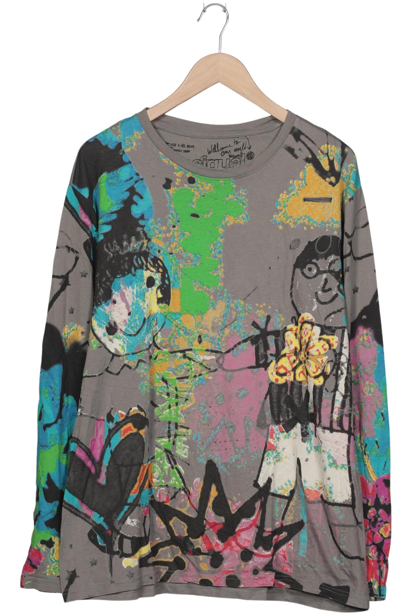 

Desigual Herren Langarmshirt, grau, Gr. 56