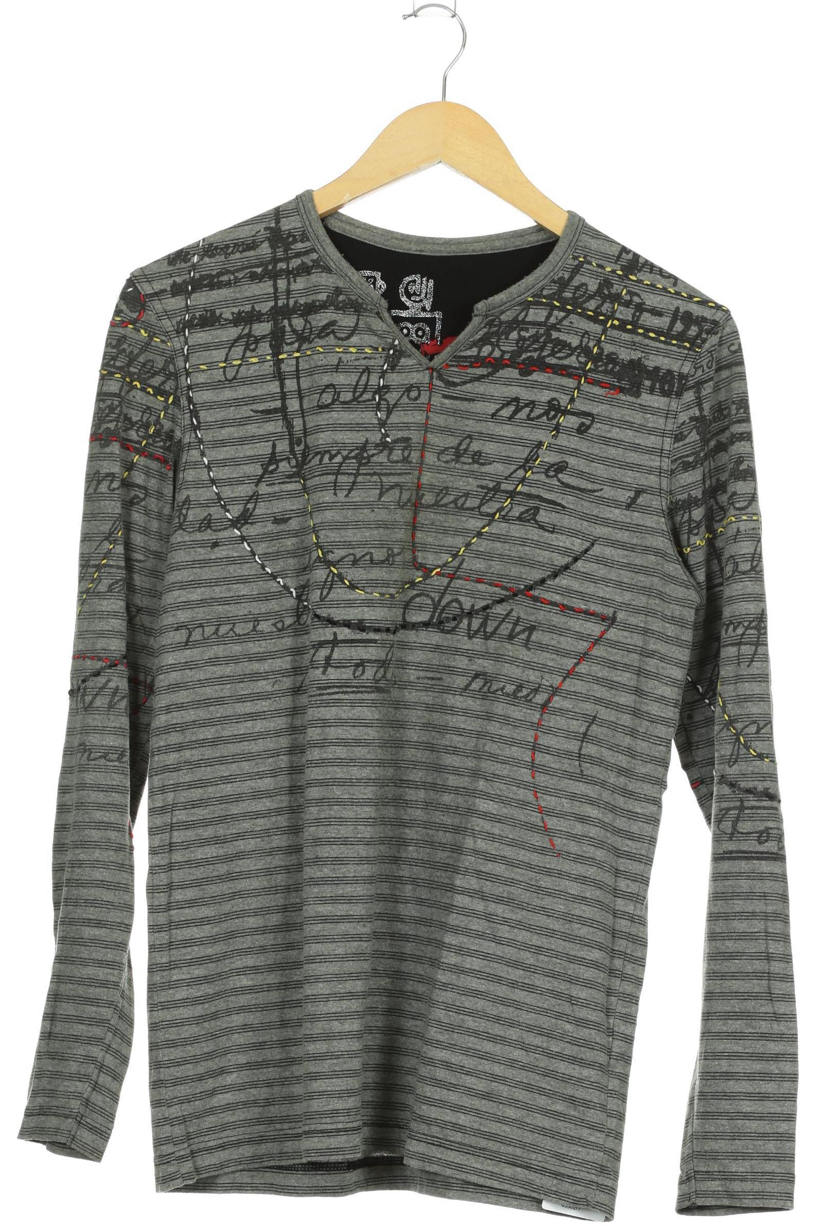 

Desigual Herren Langarmshirt, grau, Gr.